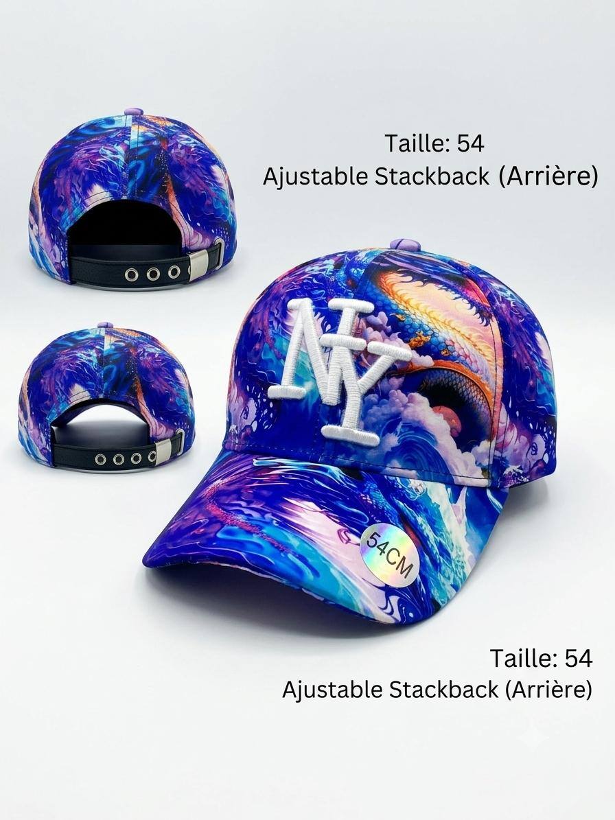 Grossiste NY - Casquette NY enfant dragon bleu