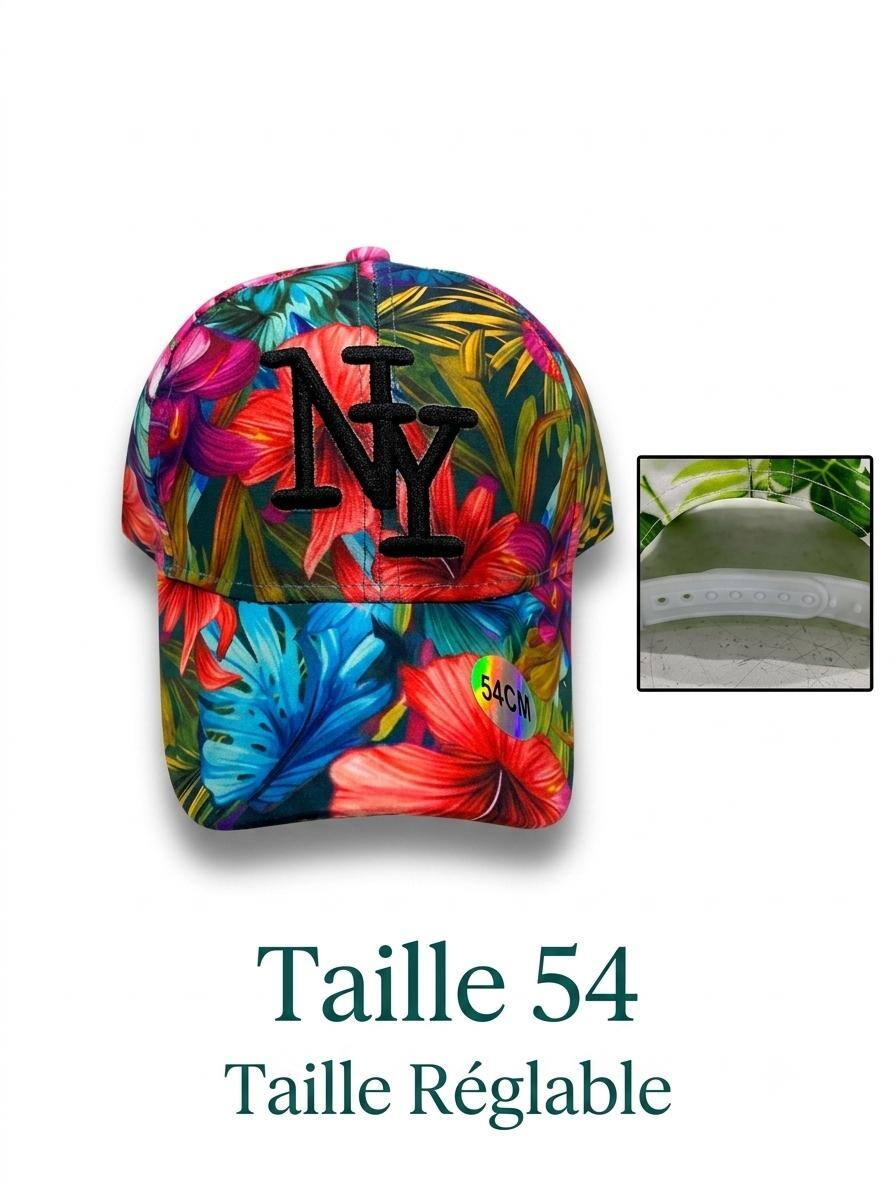 Grossiste NY - Casquette NY enfant grosse fleur feuillage