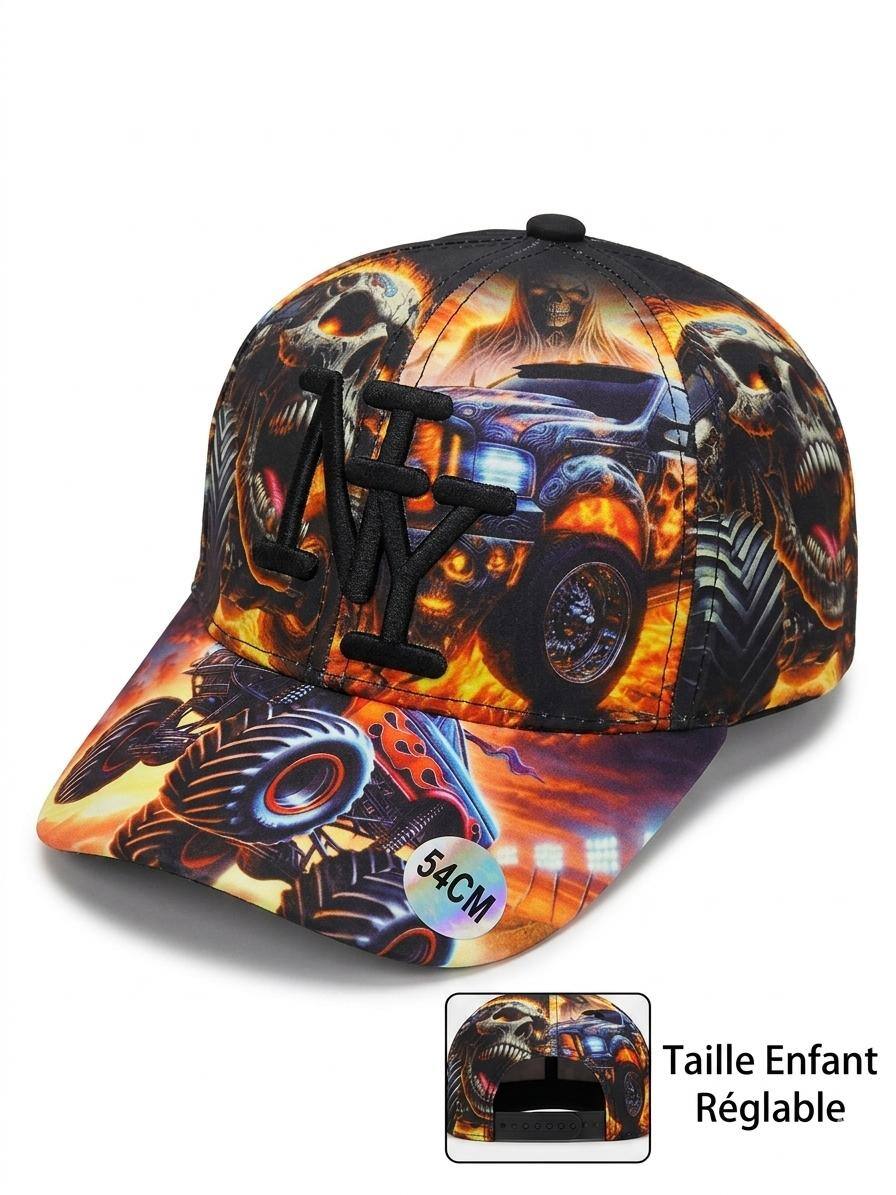 Wholesaler NY - kids' NY cap skull car