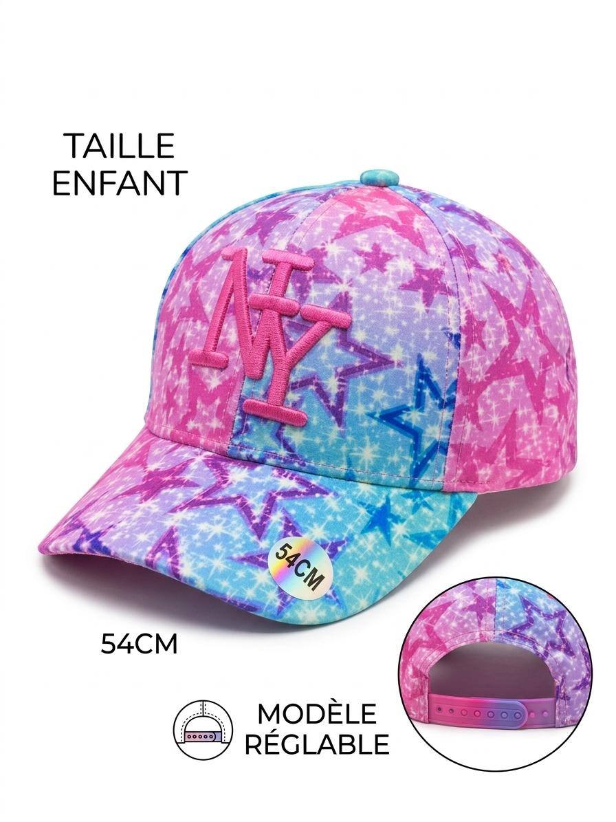 Grossiste NY - Casquette NY enfant étoile rose