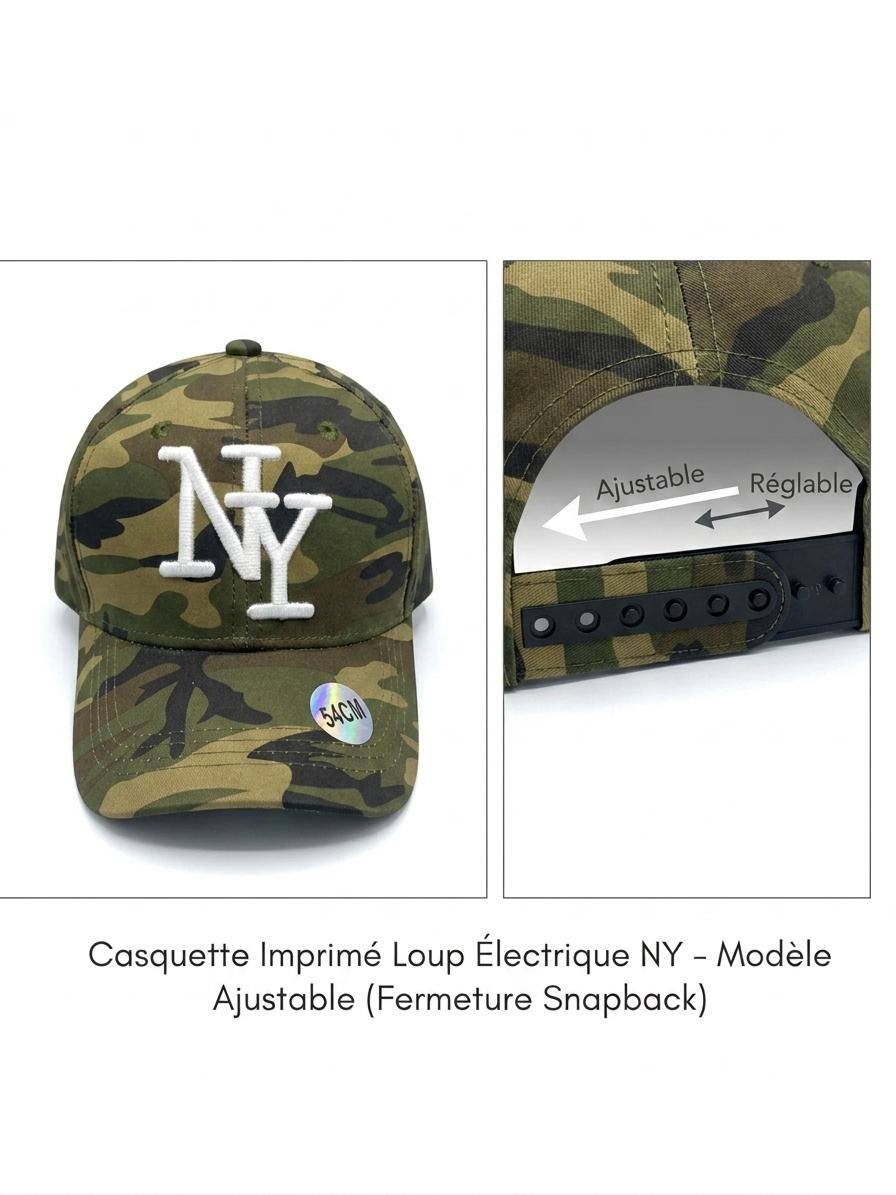 Grossiste NY - Casquette NY enfant vert militaire