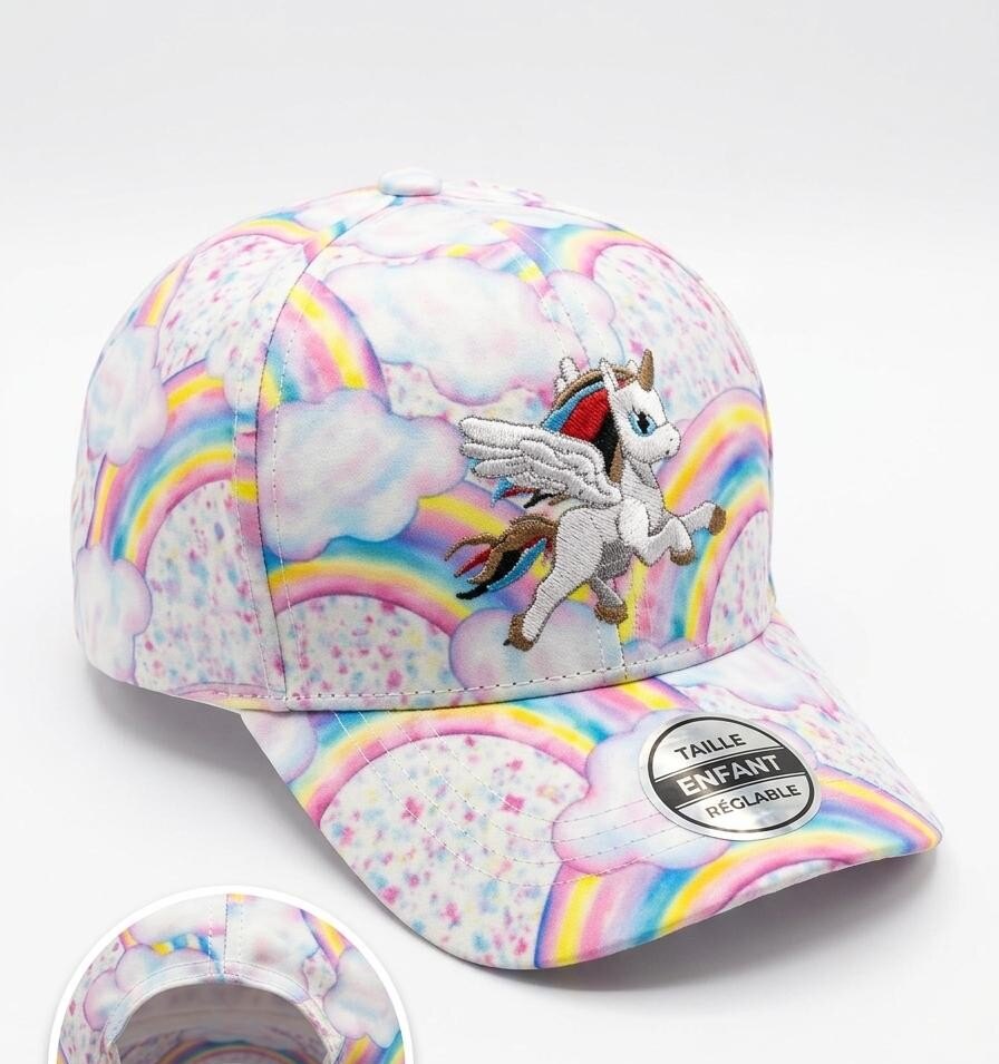 Wholesaler NY - children's unicorn rainbow cap