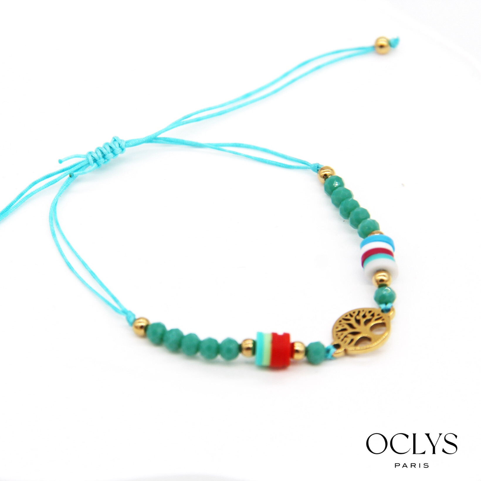 Grossiste OCLYS - Lot 12 Bracelets enfants arbre de vie Life