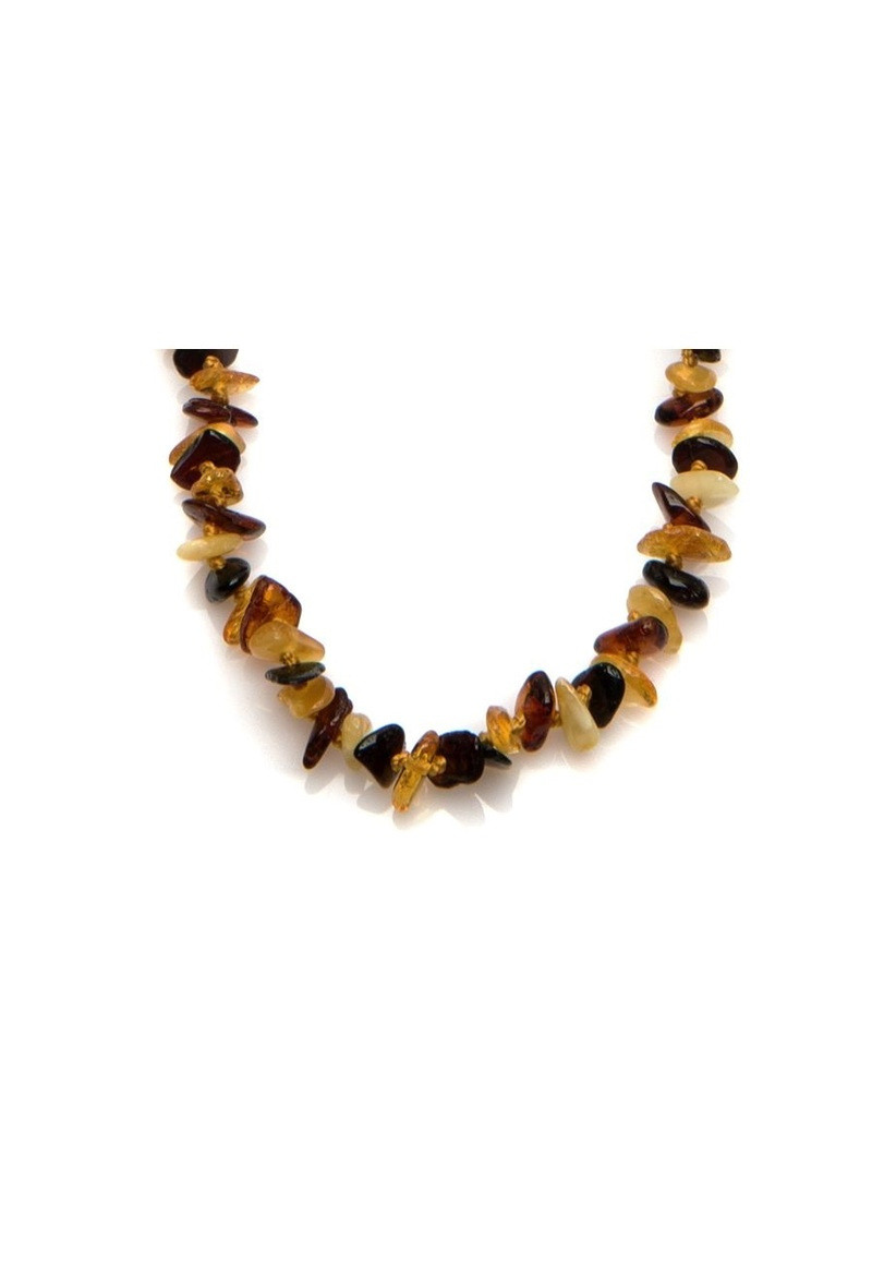 Wholesaler OPALOOK FRANCE - Multicolor chips multicolored baby necklace, 32 - 33 cm - nb33m