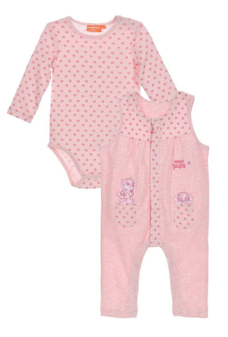 Großhändler Paw Patrol - Set 2-teilig T-Shirt + Latzhose in Box PAT PATROUILLE