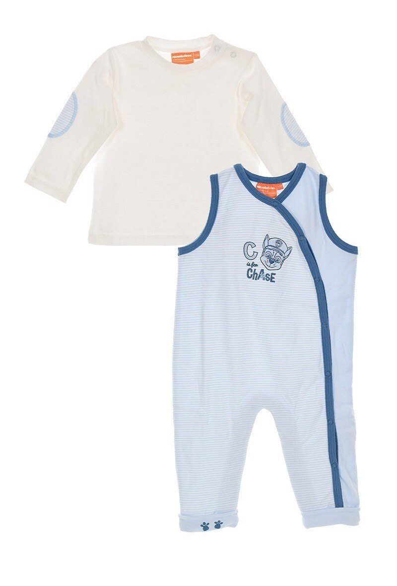 Grossiste Paw Patrol - Ensemble 2pcs T-shirt +salopette sous boîte PAT PATROUILLE