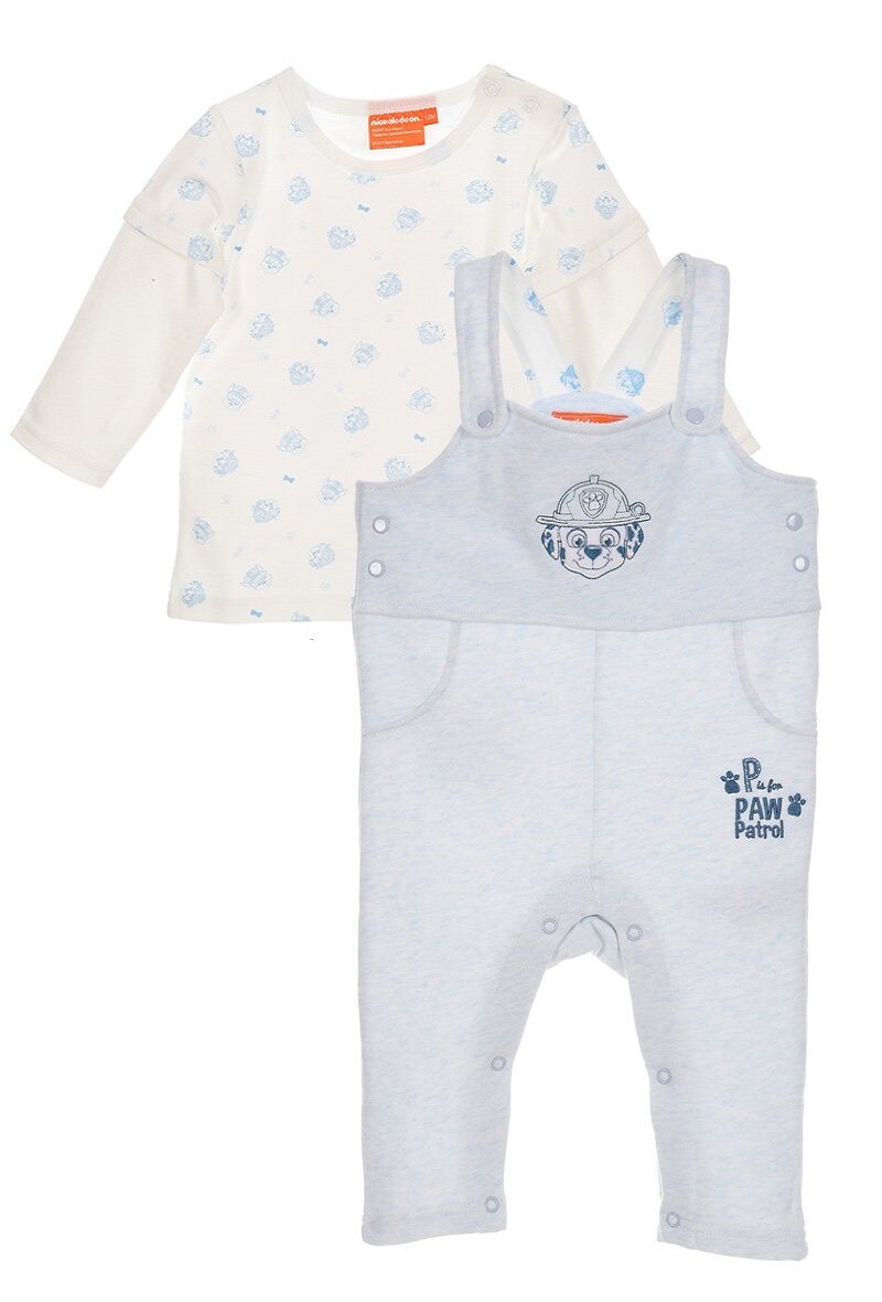 Grossiste Paw Patrol - Ensemble 2pcs T-shirt + salopette PAT PATROUILLE