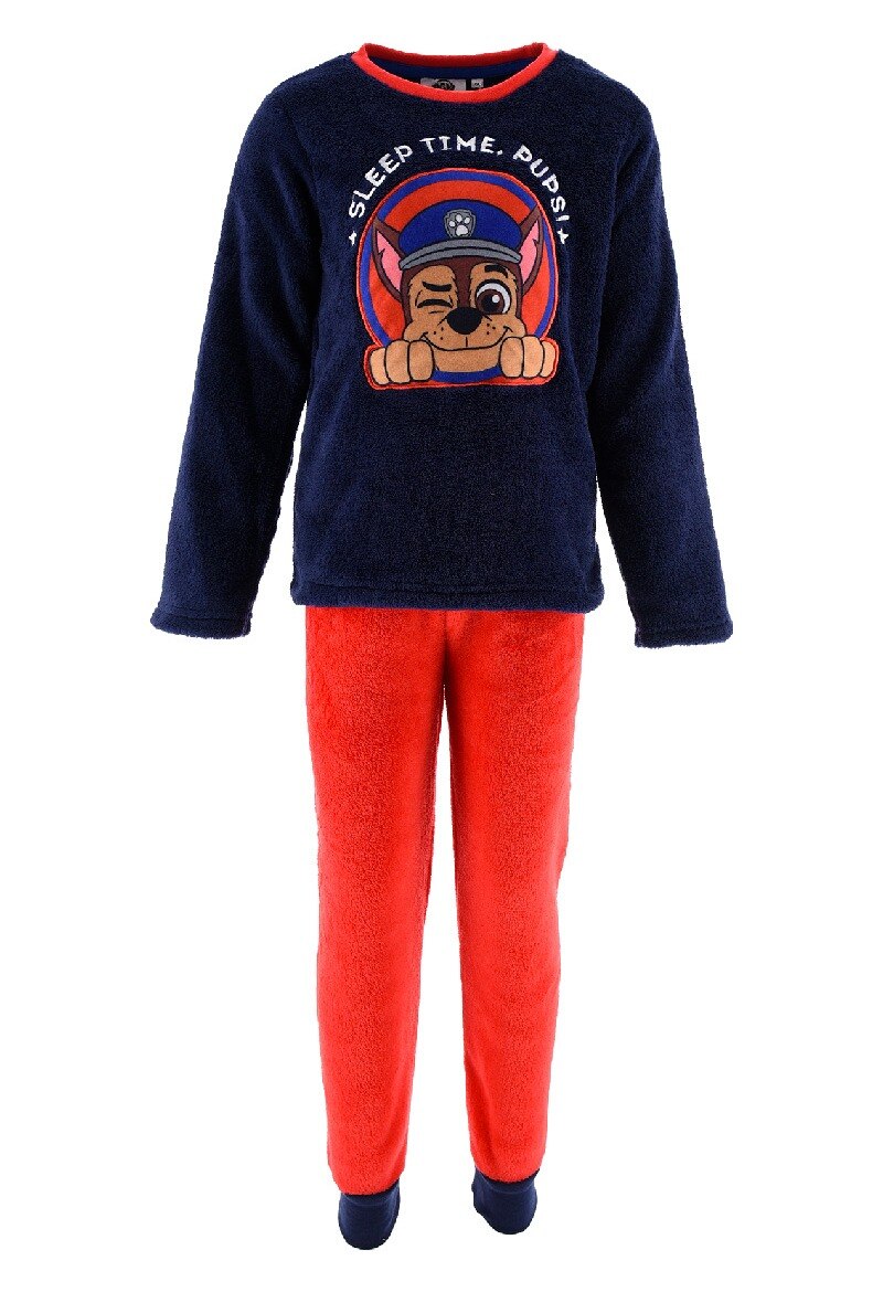 Großhändler Paw Patrol - Long coral fleece pajamas set PAW PATROL