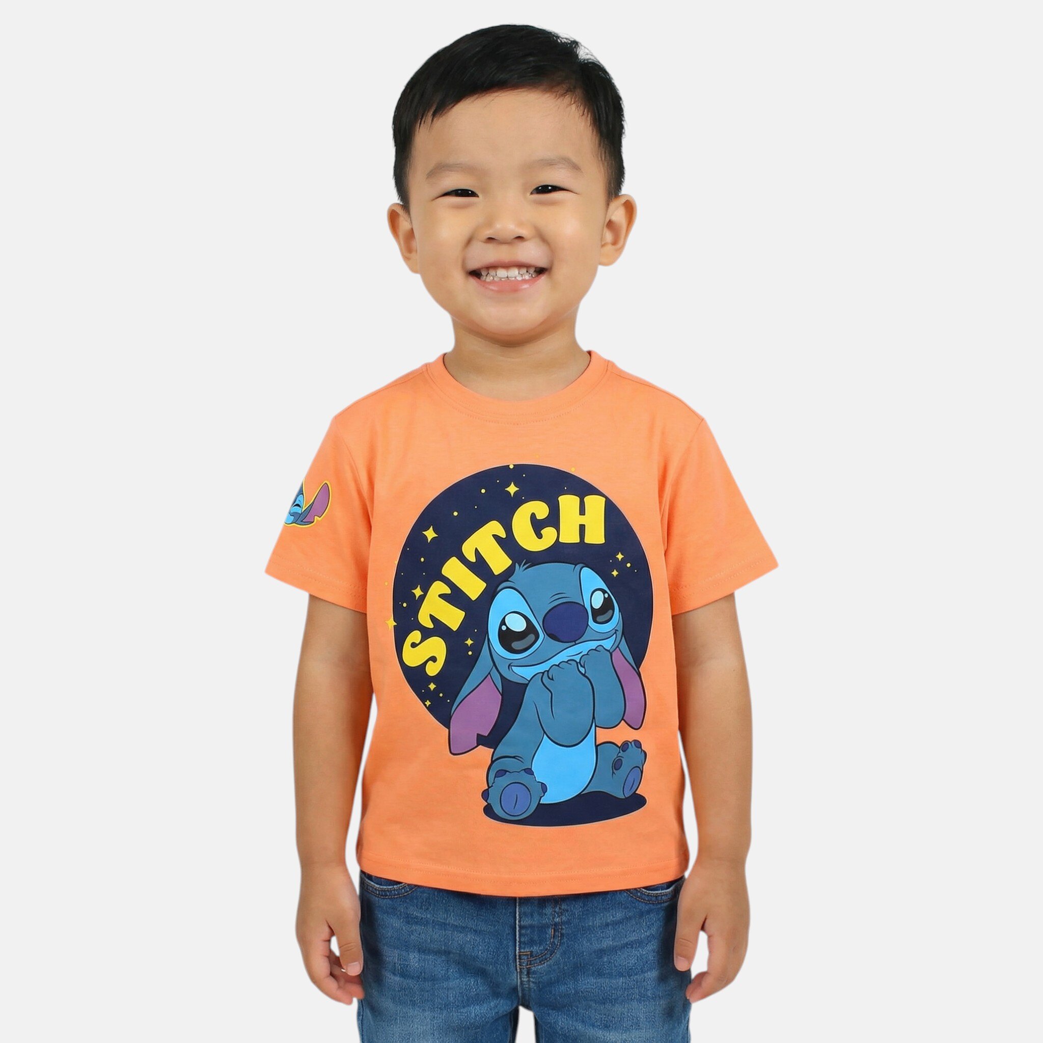 Mayorista Lilo & Stitch - Camiseta de manga corta Lilo y Stitch para niño