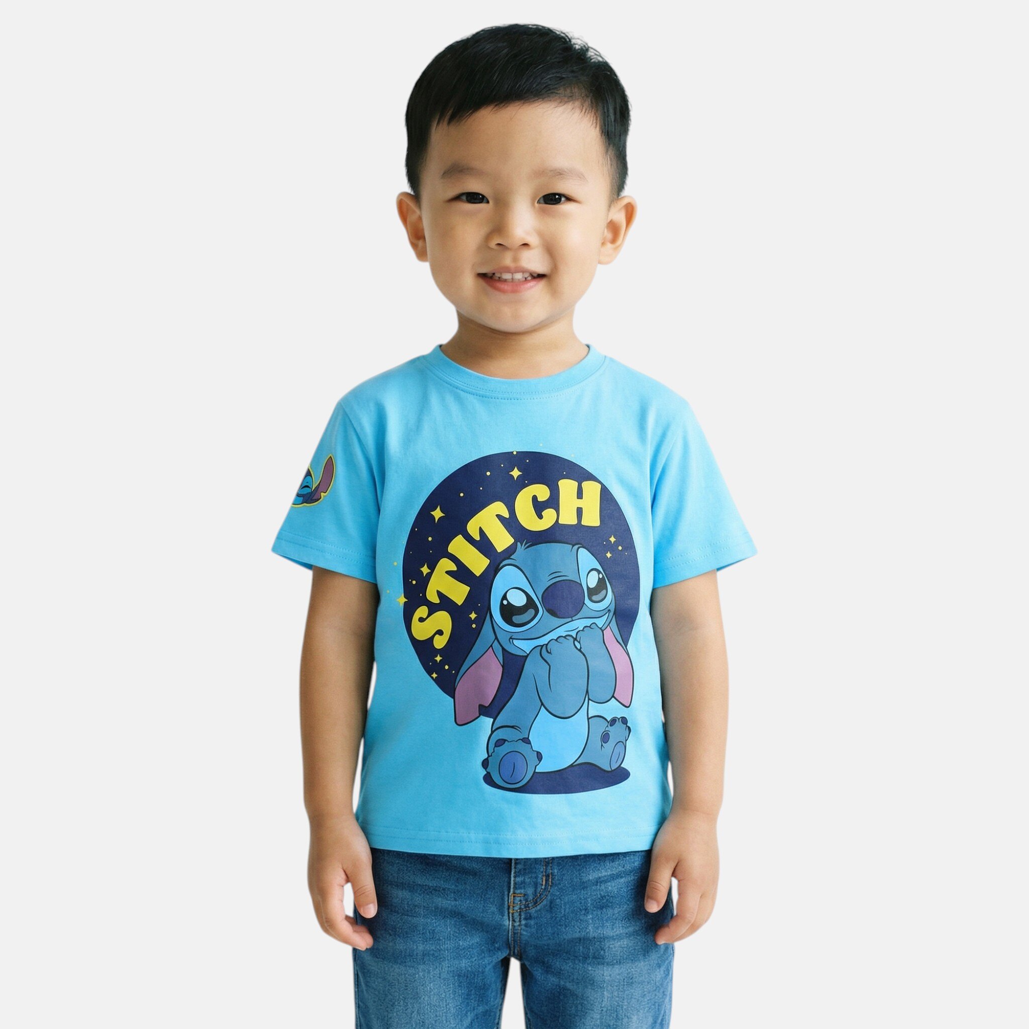 Großhändler Lilo & Stitch - Lilo und Stitch Kurzarm-T-Shirt für Jungen