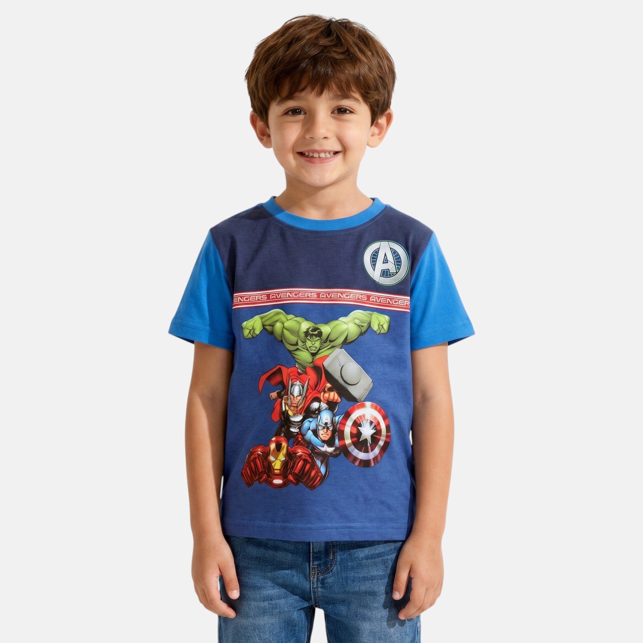 Grossiste Avengers Kids - T-shirt manches courtes Avengers Garçon
