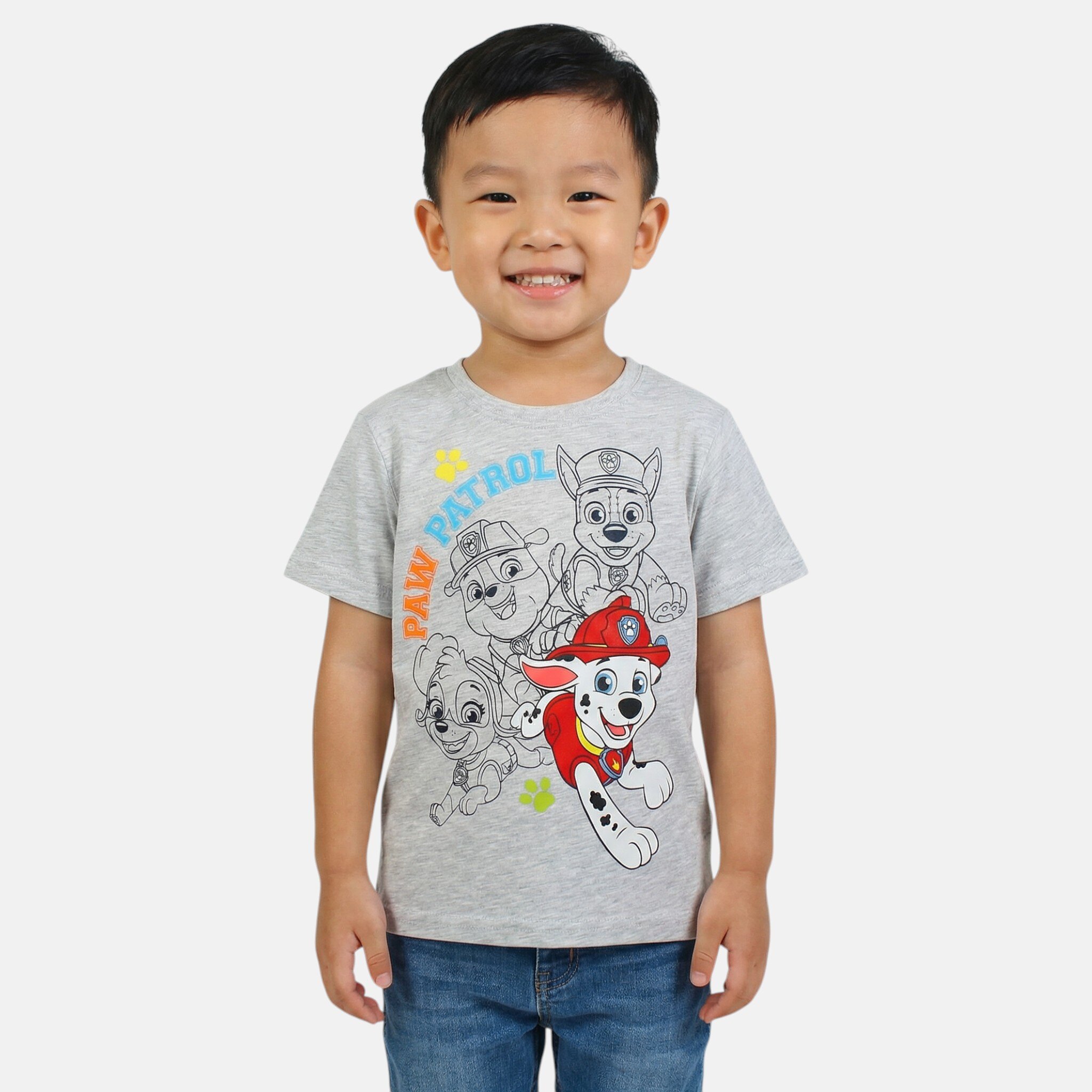 Großhändler Paw Patrol - Paw Patrol Kurzarm-T-Shirt für Jungen