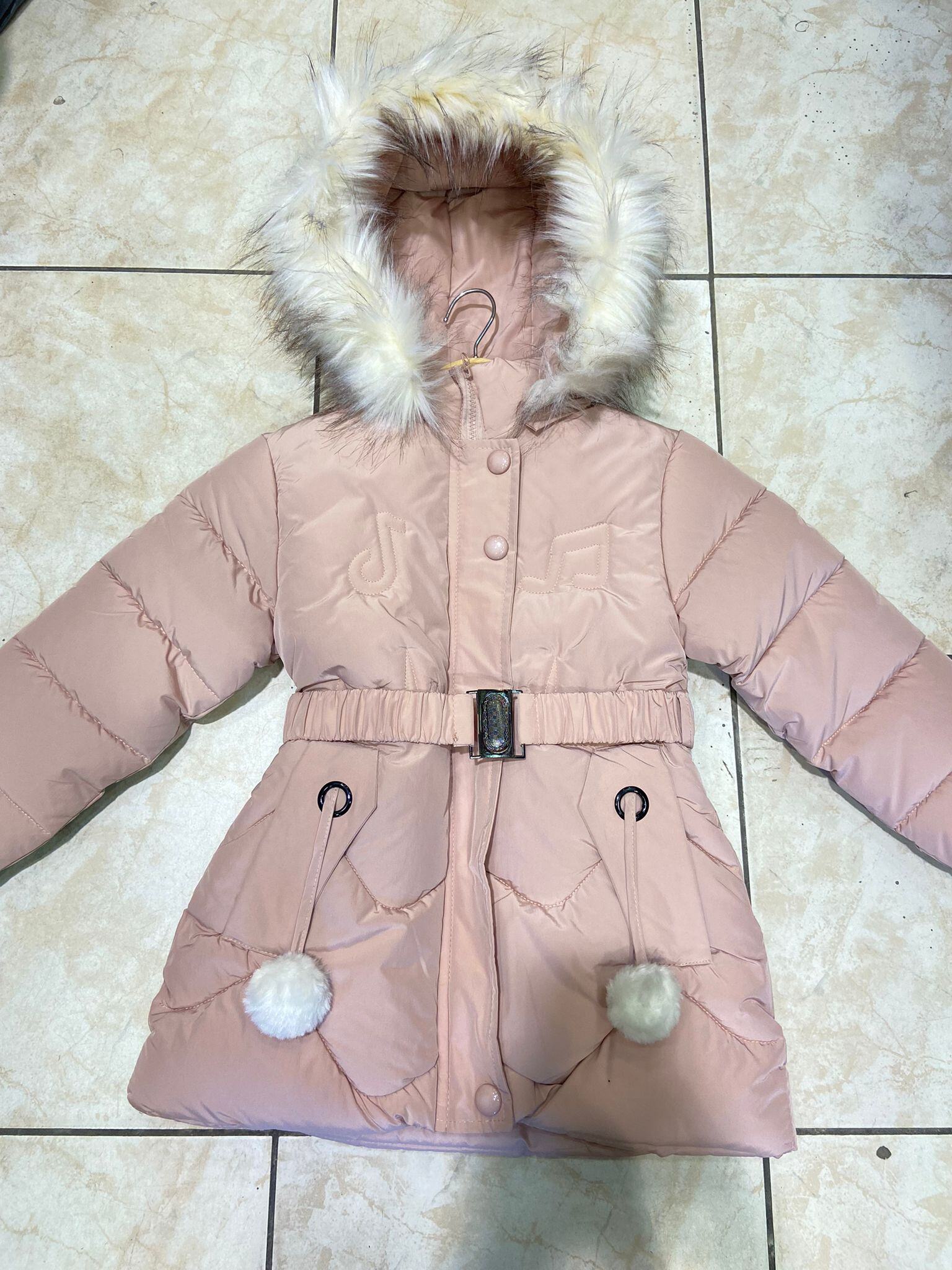 Mayorista PETITE ETOILE - 805 - Chaqueta acolchada para niña con piel (4 a 14 años)