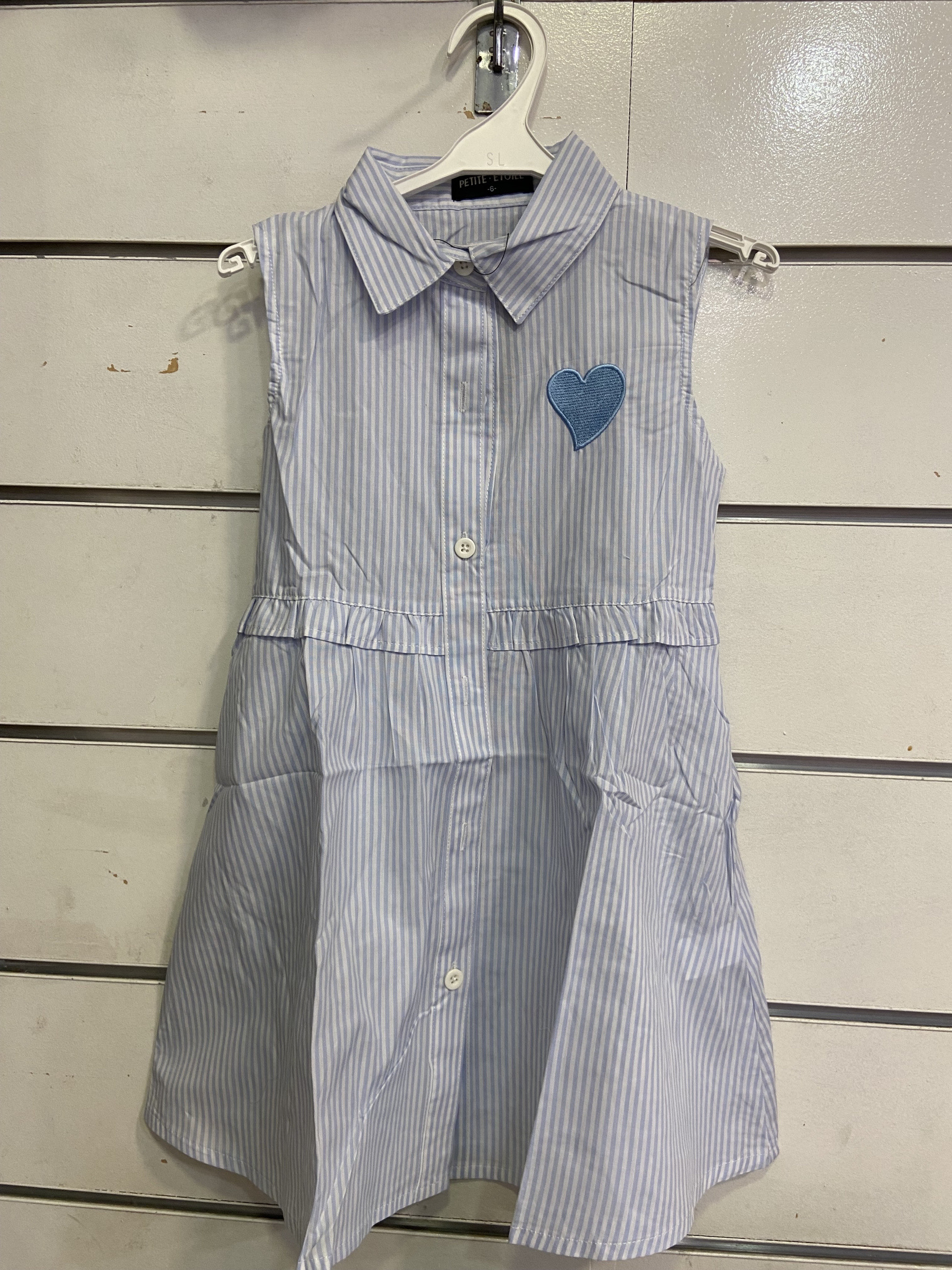 Wholesaler PETITE ETOILE - Sleeveless striped dress