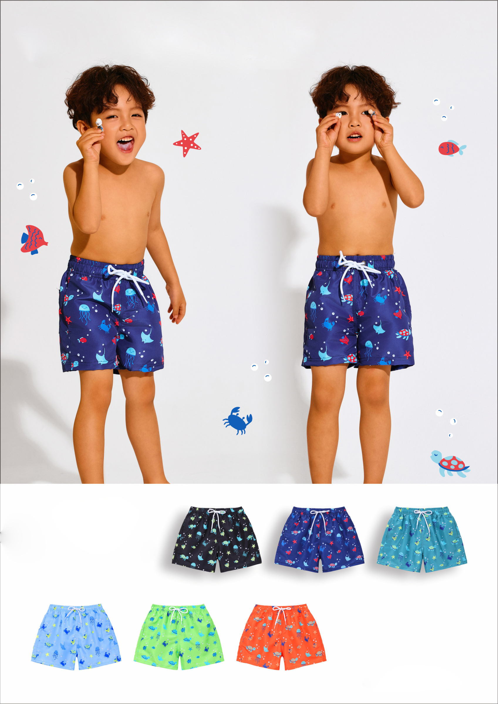 Großhändler PHENIX ROUGE - JUNGEN BADEHOSE AUS POLYESTER (MIT NETZFUTTER)