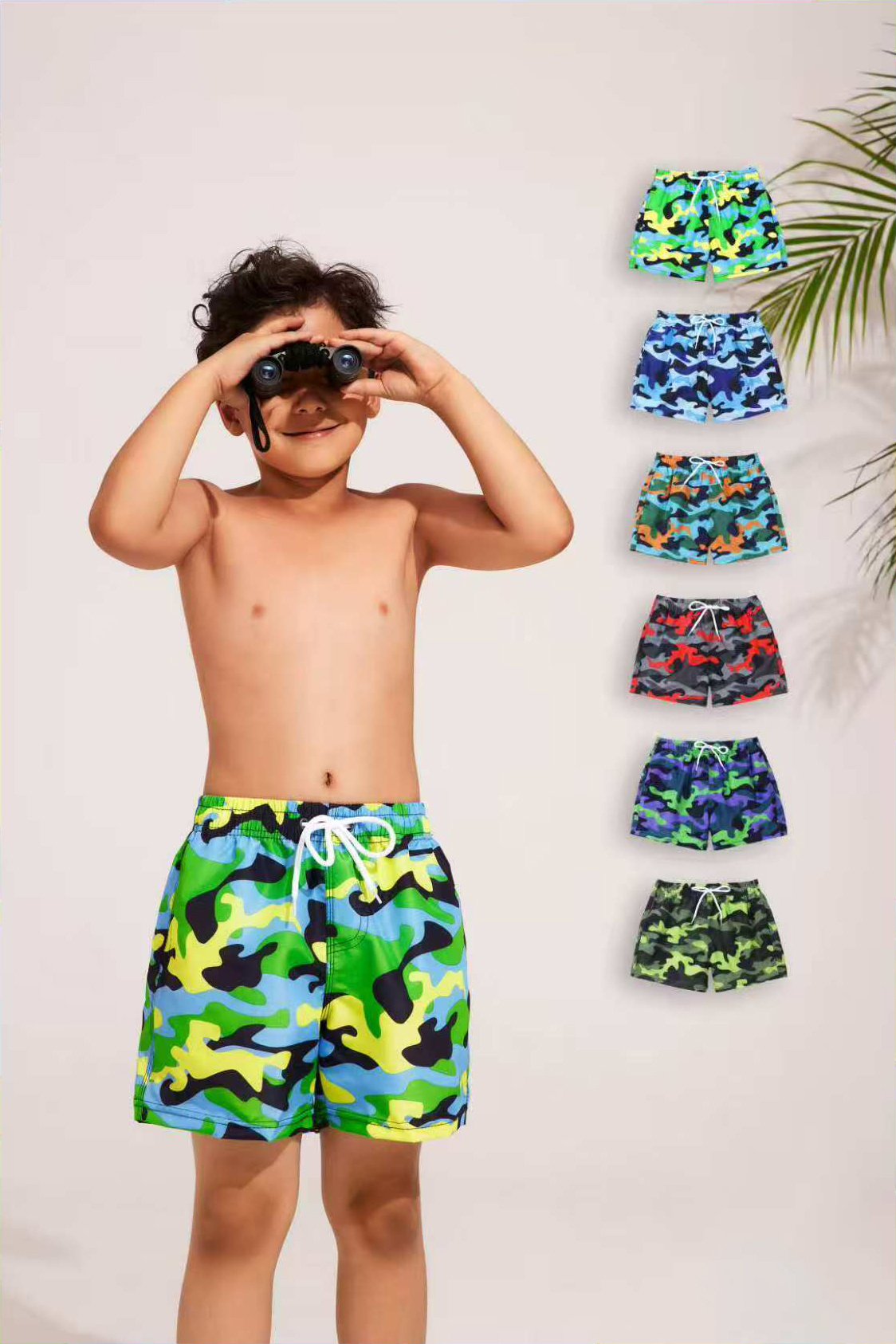 Mayorista PHENIX ROUGE - SHORTS DE PLAYA PARA NIÑO DE POLIÉSTER (CON MALLA)