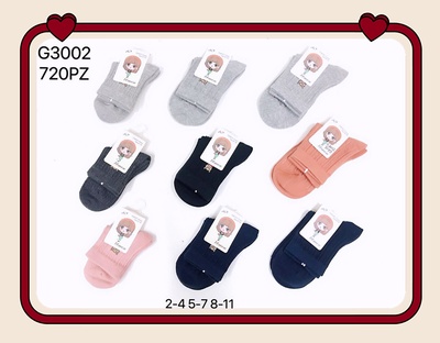 Grossiste PHENIX ROUGE - Lot de Chaussettes Enfant en Maille Côtelée - Assortiment de Couleurs Grossiste PHENIX ROUGE - Lot de Chaussettes Enfant en Maille Côtelée - Assortiment de Couleurs
