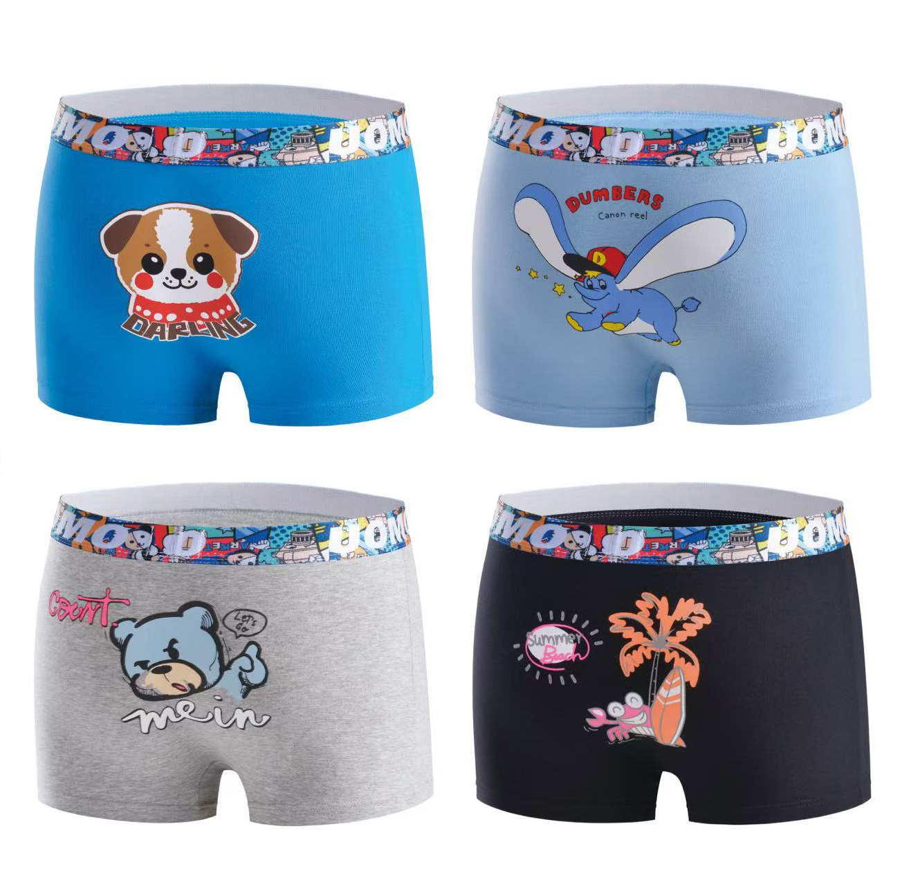 Grossista PHENIX ROUGE - BOXER IN COTONE PER RAGAZZI