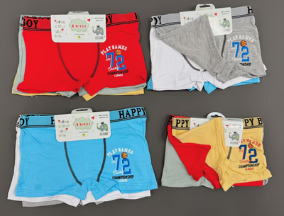 Grossiste PHENIX ROUGE - SHORTYS GARÇON EN COTON Grossiste PHENIX ROUGE - SHORTYS GARÇON EN COTON