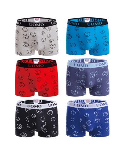 Grossiste PHENIX ROUGE - Boxers garçon en coton Grossiste PHENIX ROUGE - Boxers garçon en coton