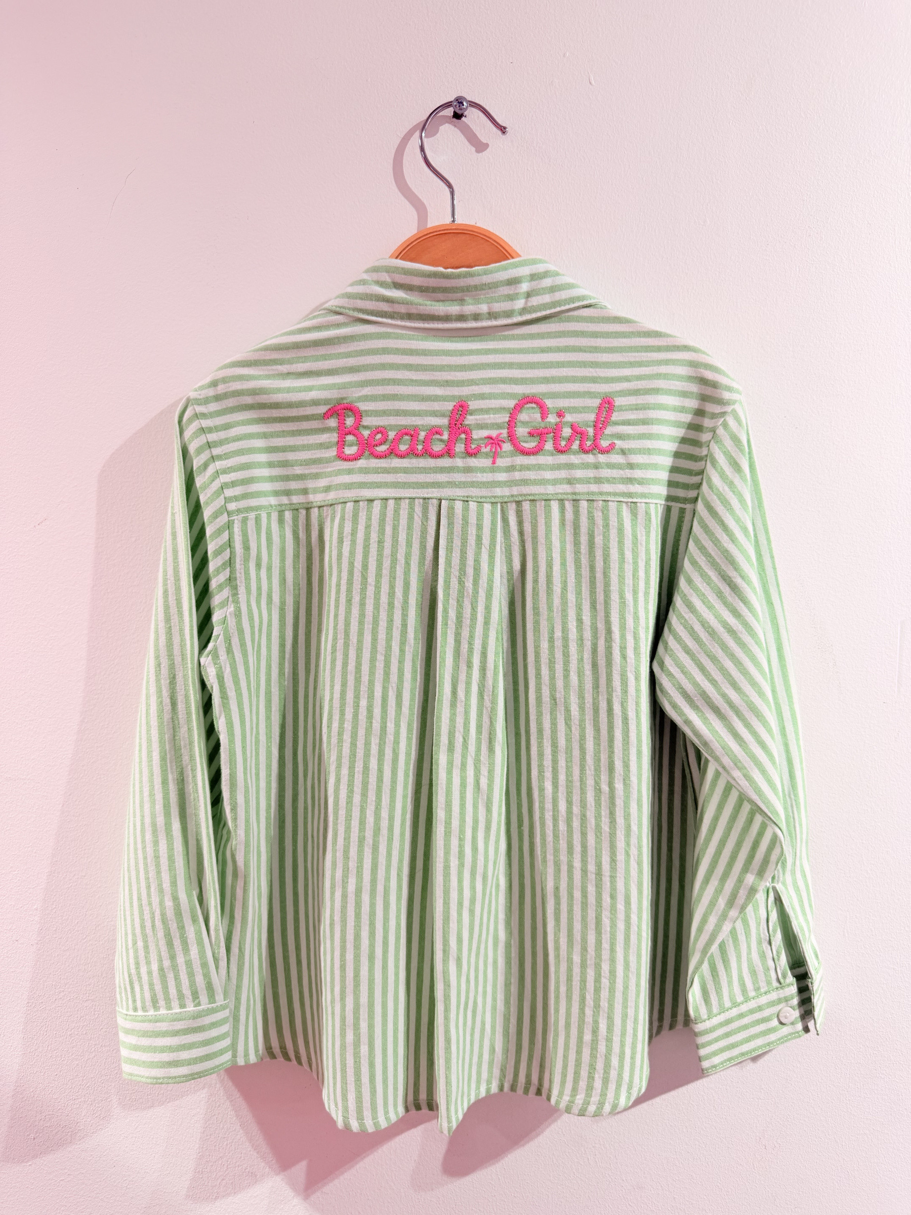 Grossiste PM Mère & Fille - Chemise rayée BEACH GIRL