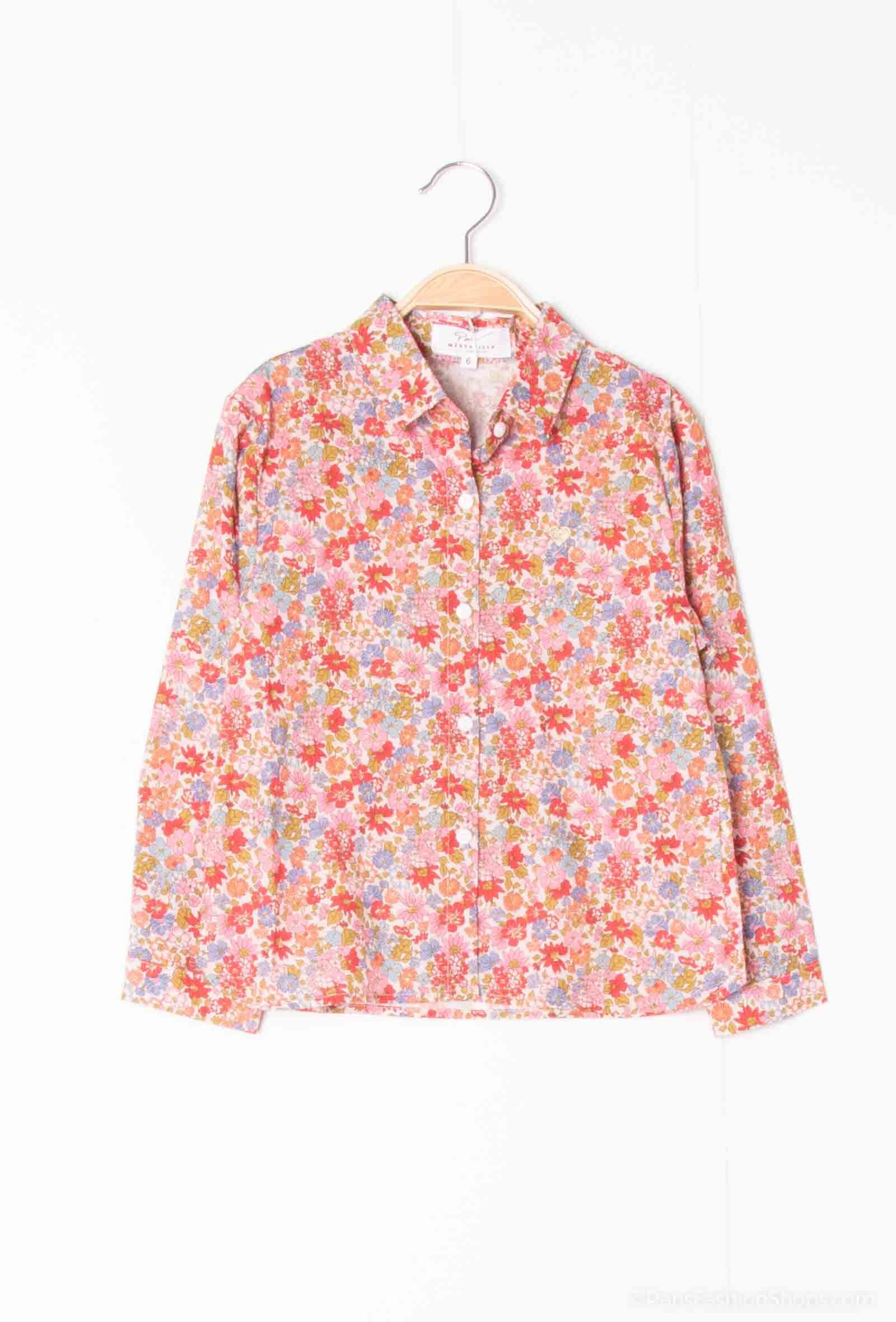 Wholesaler PM Mère & Fille - Floral cotton shirt