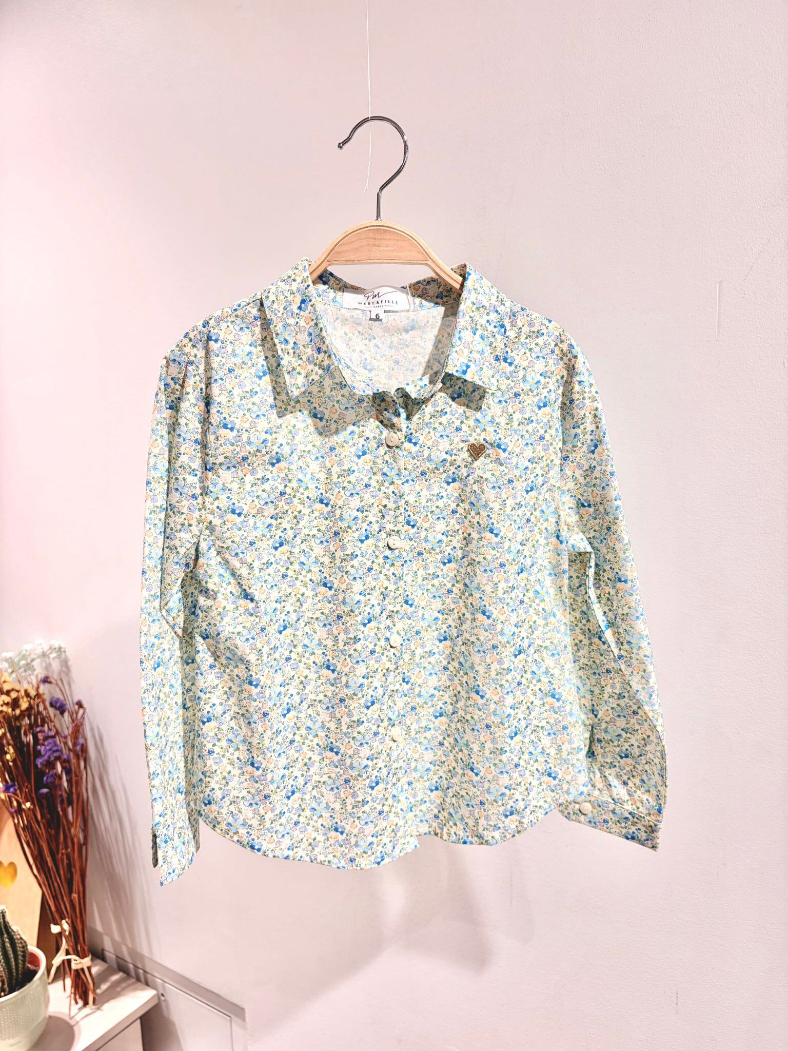 Wholesaler PM Mère & Fille - Liberty print cotton shirt