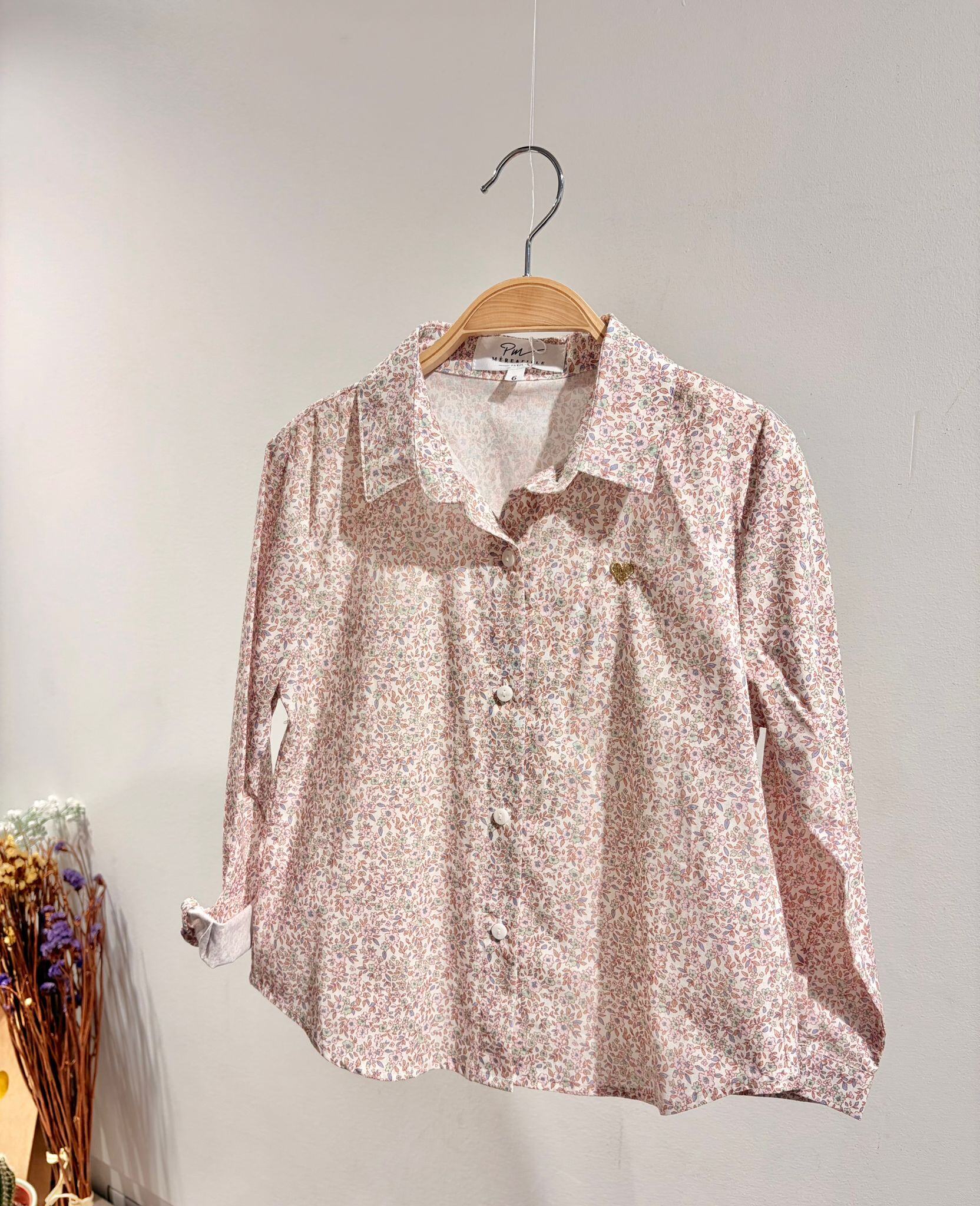 Wholesaler PM Mère & Fille - Liberty print cotton shirt