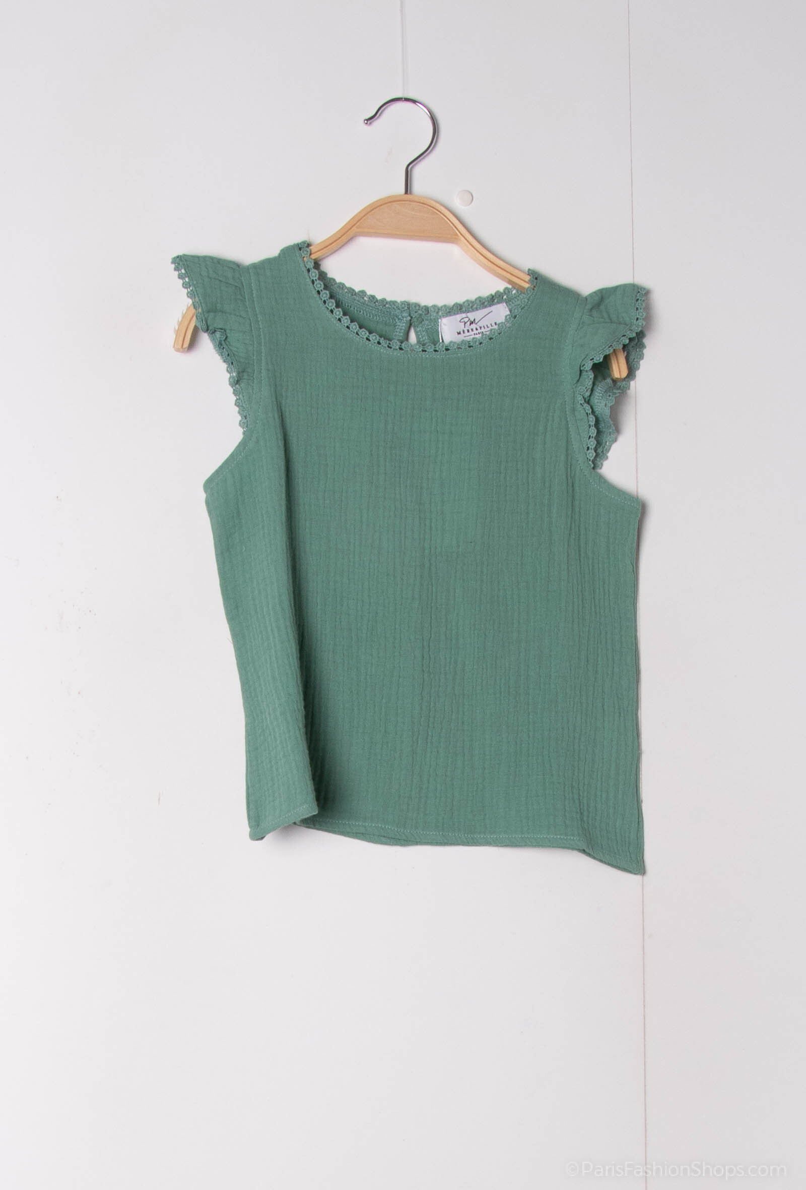 Großhändler PM Mère & Fille - Bluse aus Baumwollgaze