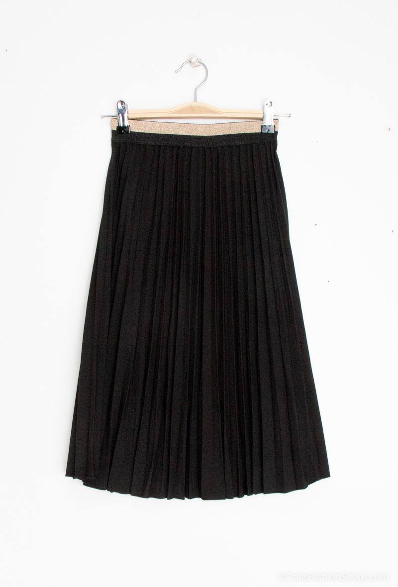 Großhändler PM Mère & Fille - Pleated skirt with sequined waistband