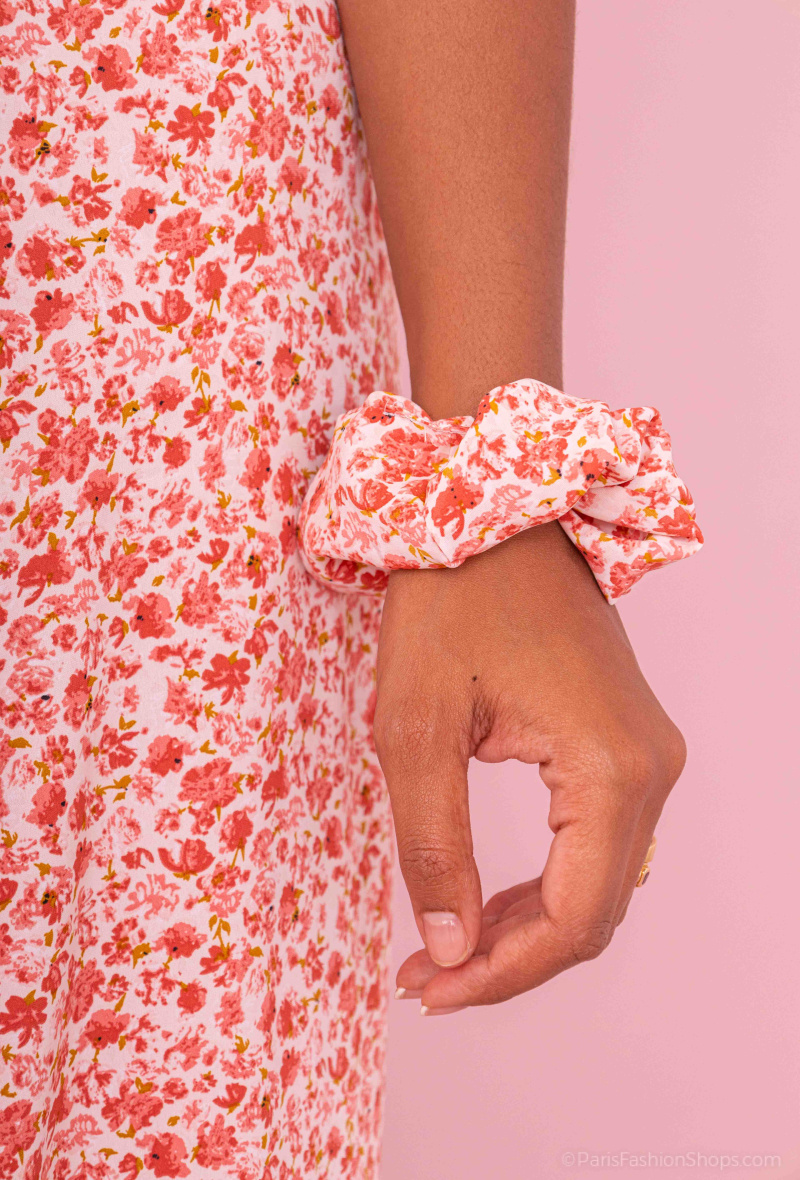 Blumenrock mit Haargummi - Rosa - 4 - Großformat