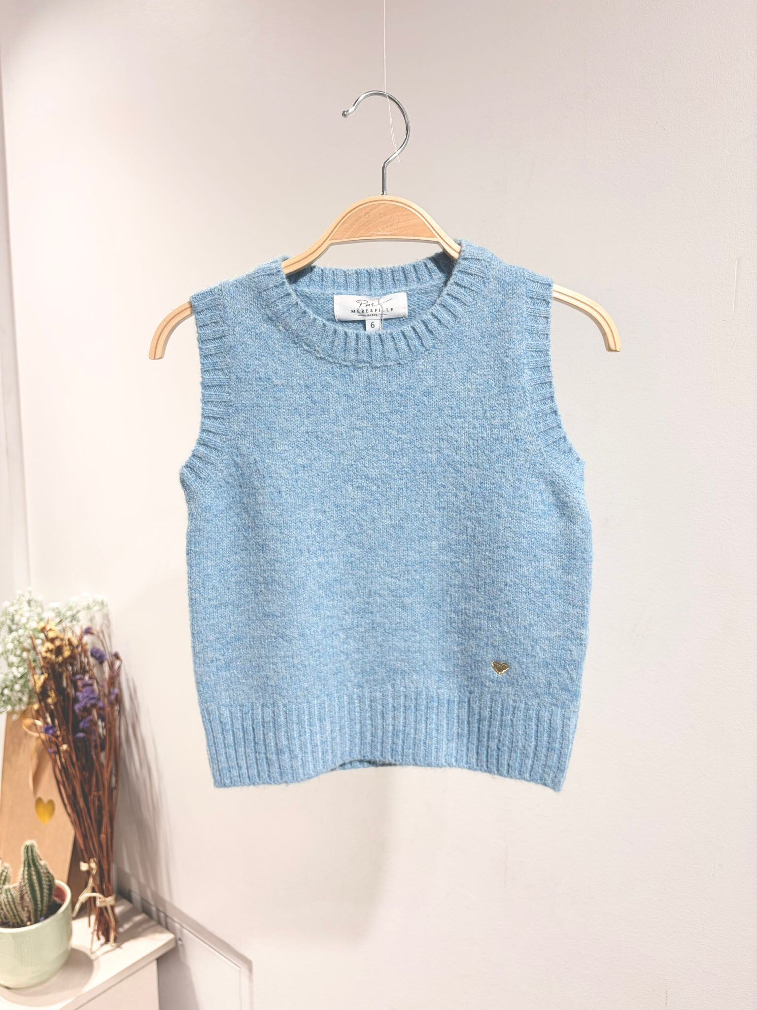 Grossiste PM Mère & Fille - Pull sans manche