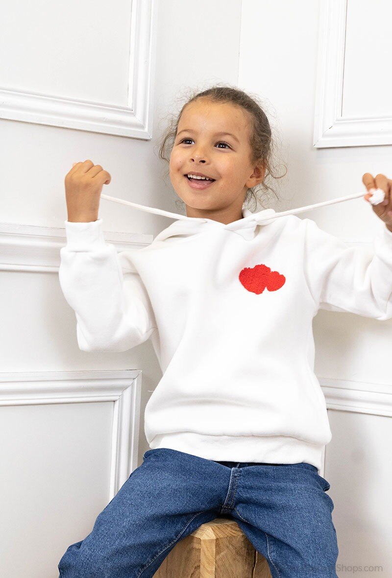 Grossiste PM Mère & Fille - Sweat en coton à logo