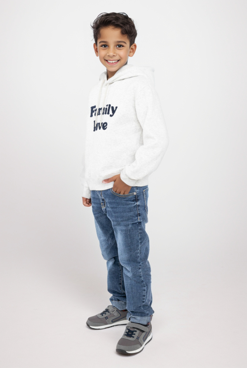 Wholesaler PM Mère & Fille - Hoodie with embroidery