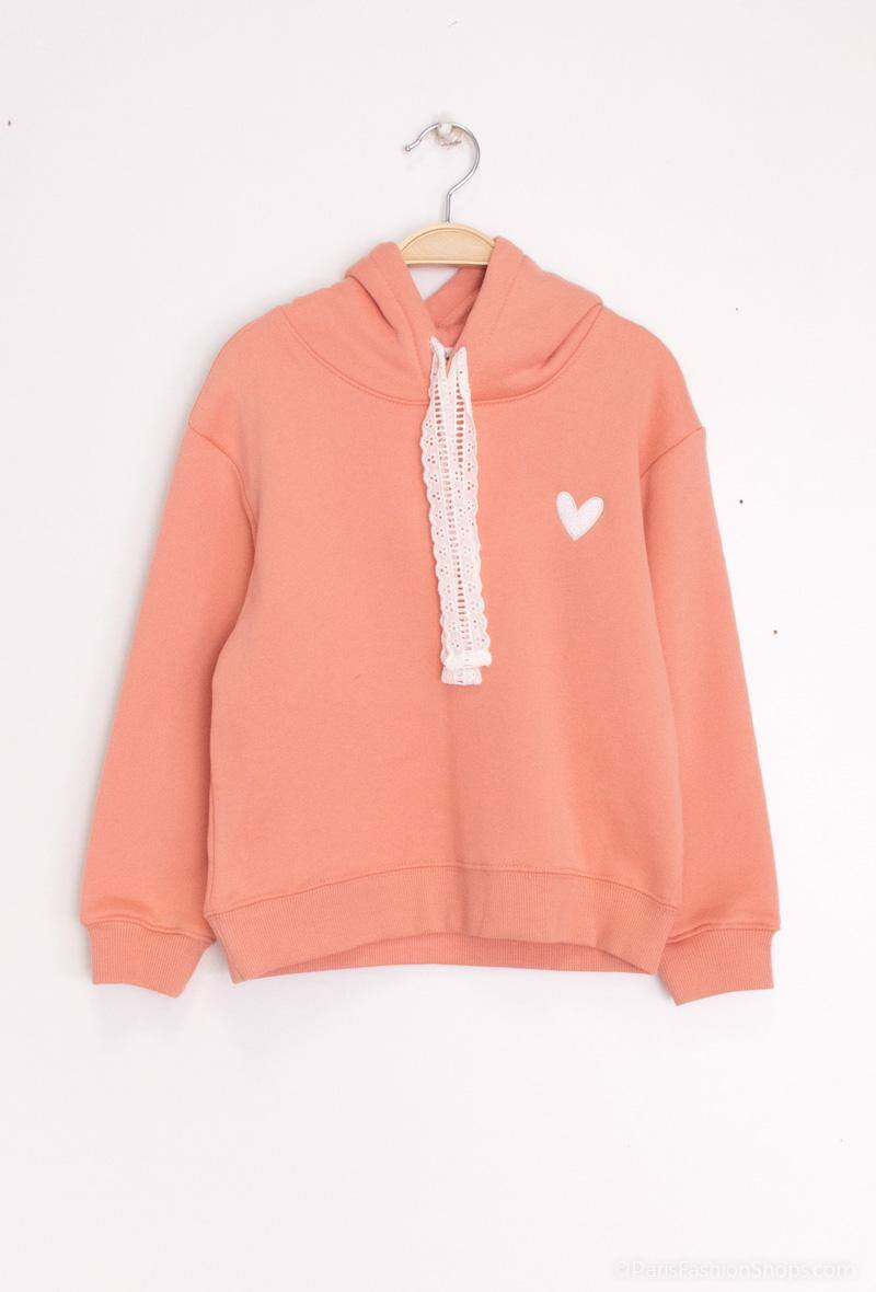 Wholesaler PM Mère & Fille - Hoodie with embroidery