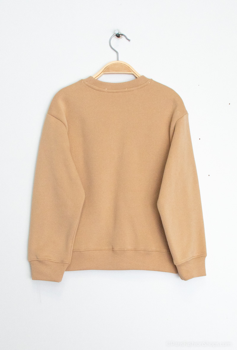 Grossiste PM Mère & Fille - Sweat avec broderie "à la folie"