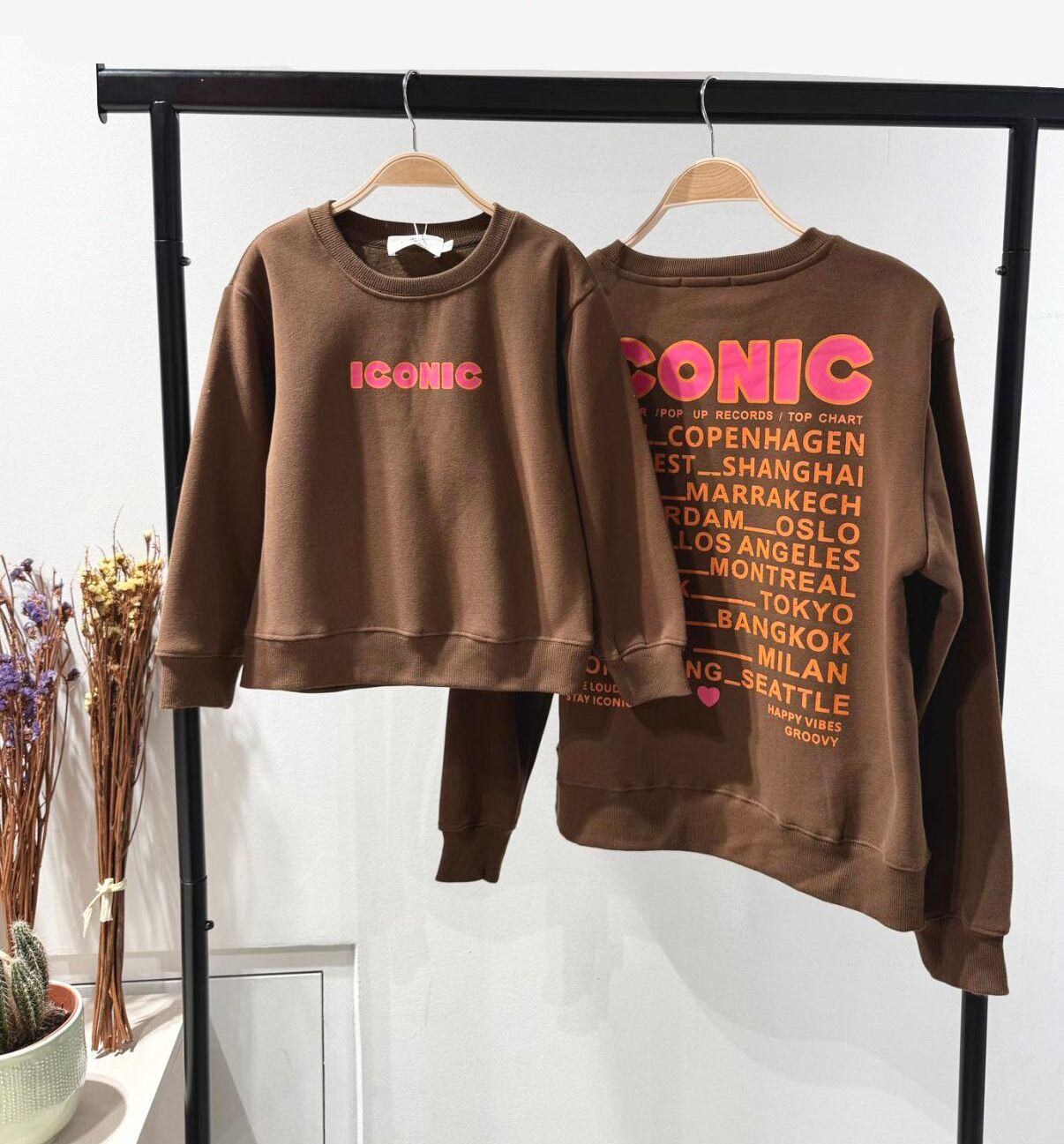Mayorista PM Mère & Fille - SUDADERA ICÓNICA CUELLO REDONDO