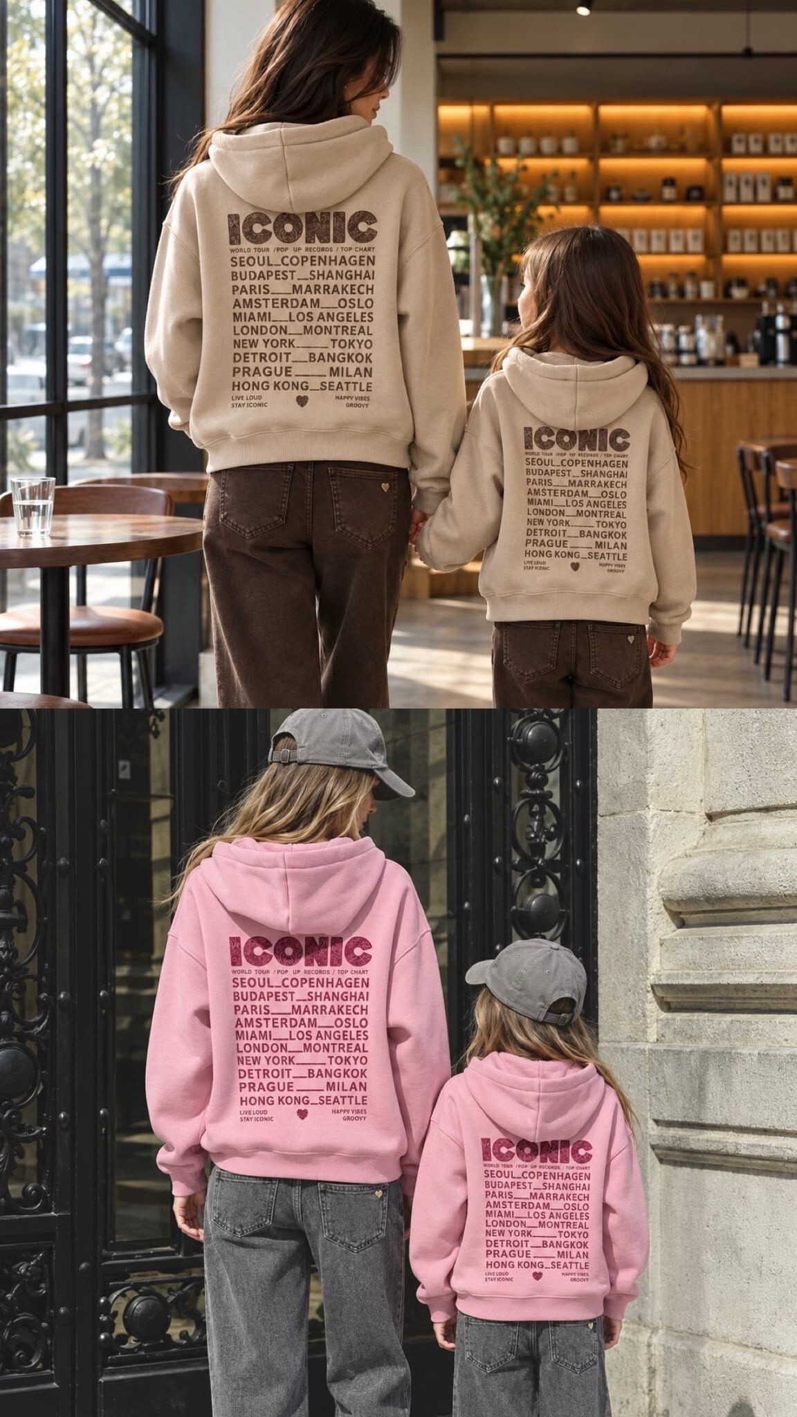 Mayorista PM Mère & Fille - Sudadera con capucha de bandana icónica