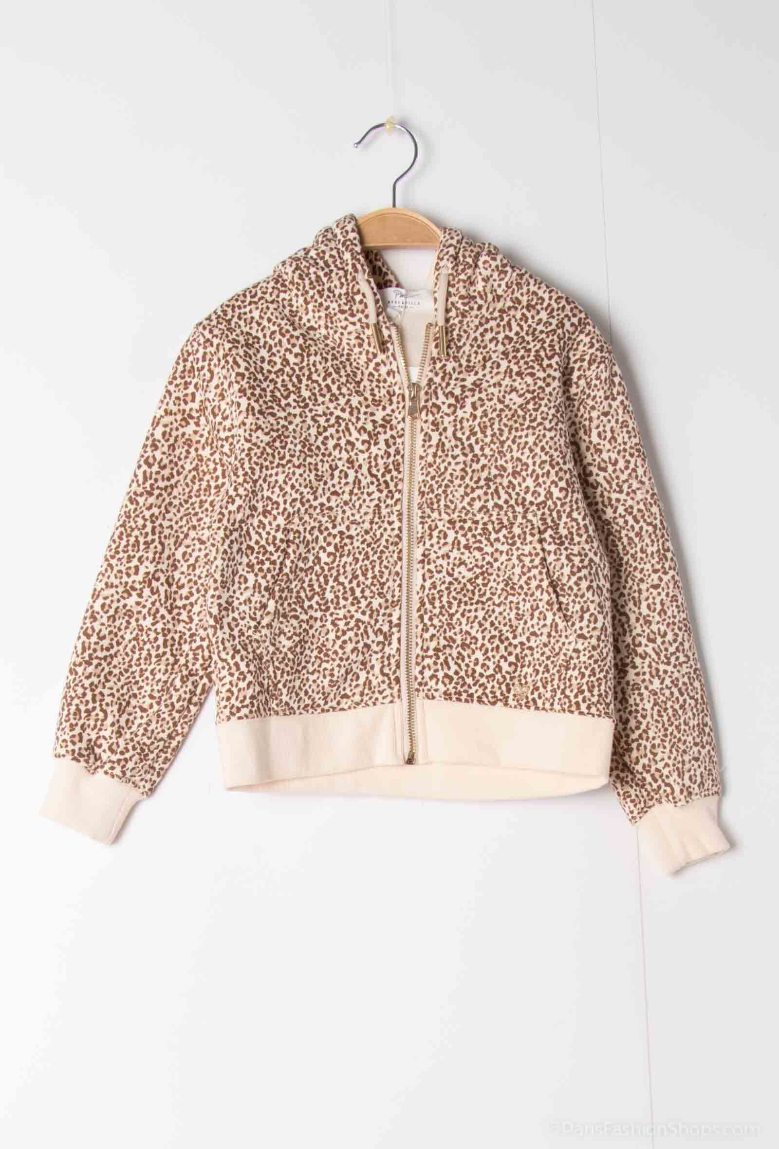 Großhändler PM Mère & Fille - Sweatshirt mit Herzstickerei und Spitzenkragen