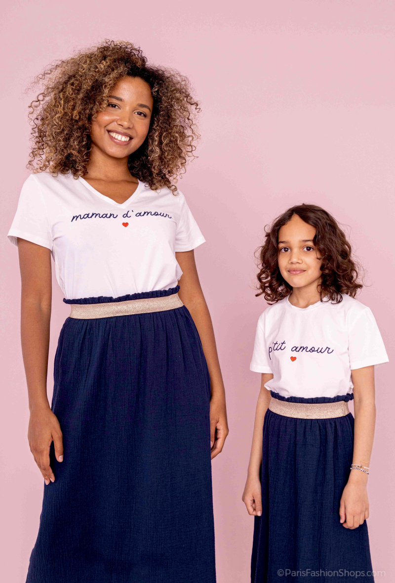 Mayorista PM Mère & Fille - Playera bordado