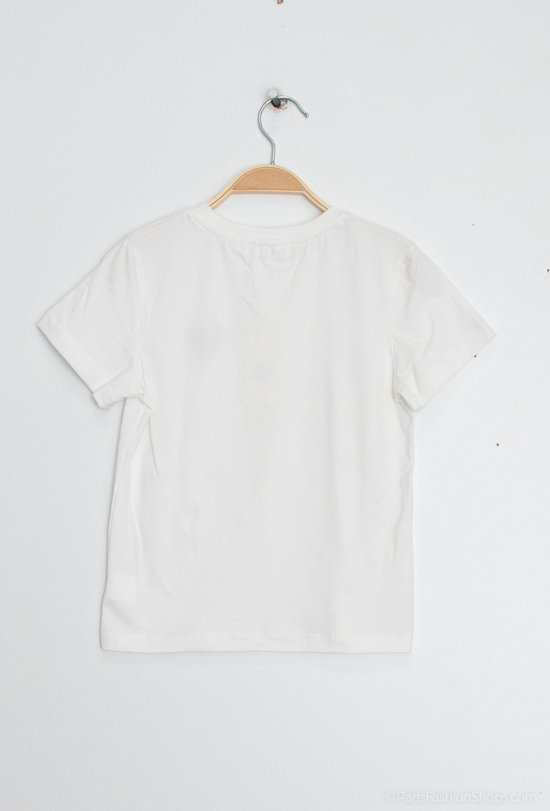 T-Shirt mit Herzstickerei - Rot - 2 - Großformat