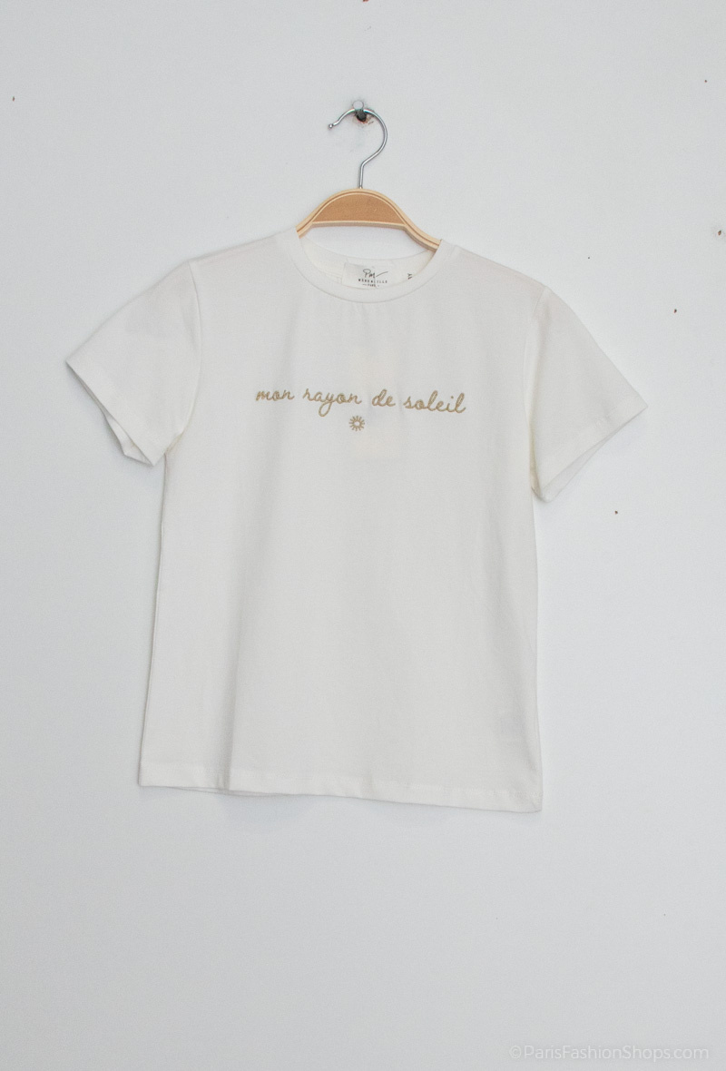 Wholesaler PM Mère & Fille - T-shirt with embroidery