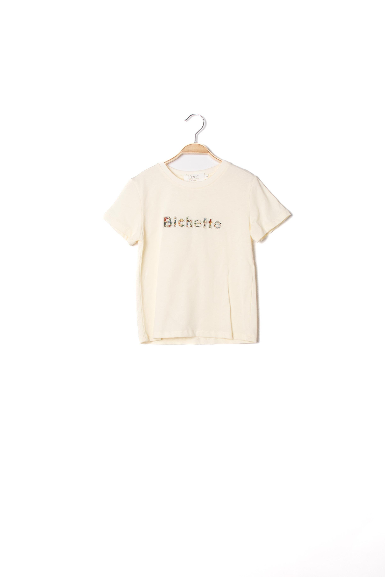 Grossiste PM Mère & Fille - T-shirt avec broderie Bichette liberty