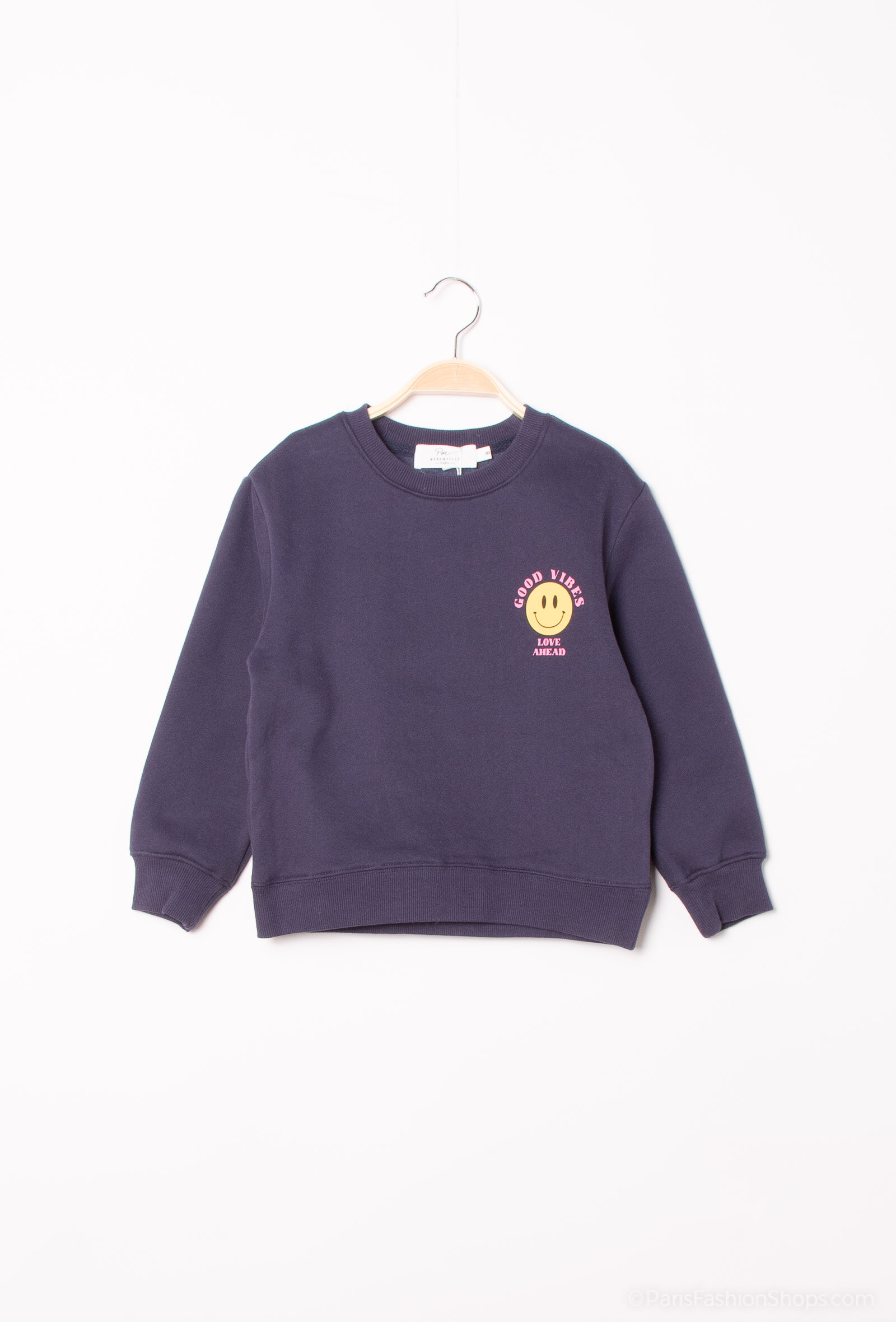 Wholesaler PM Mère & Fille - Crew Neck Sweatshirt GOOD VIBES