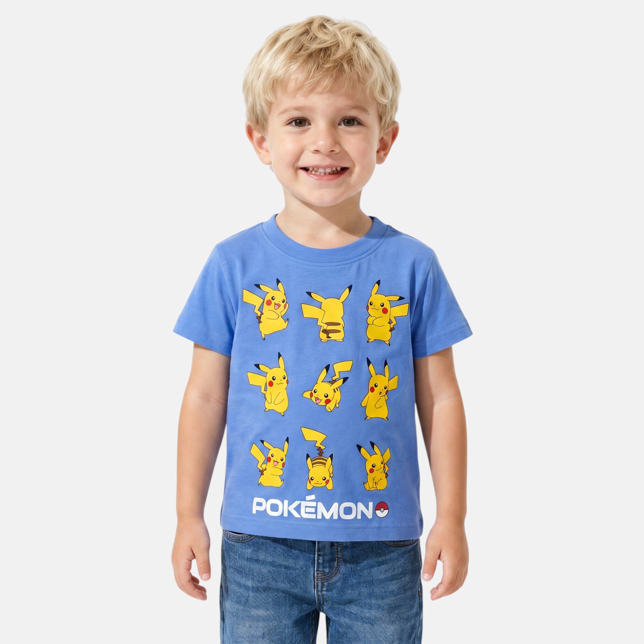 Großhändler Pokemon - Jungen T-Shirt mit kurzen Ärmeln Pokemon