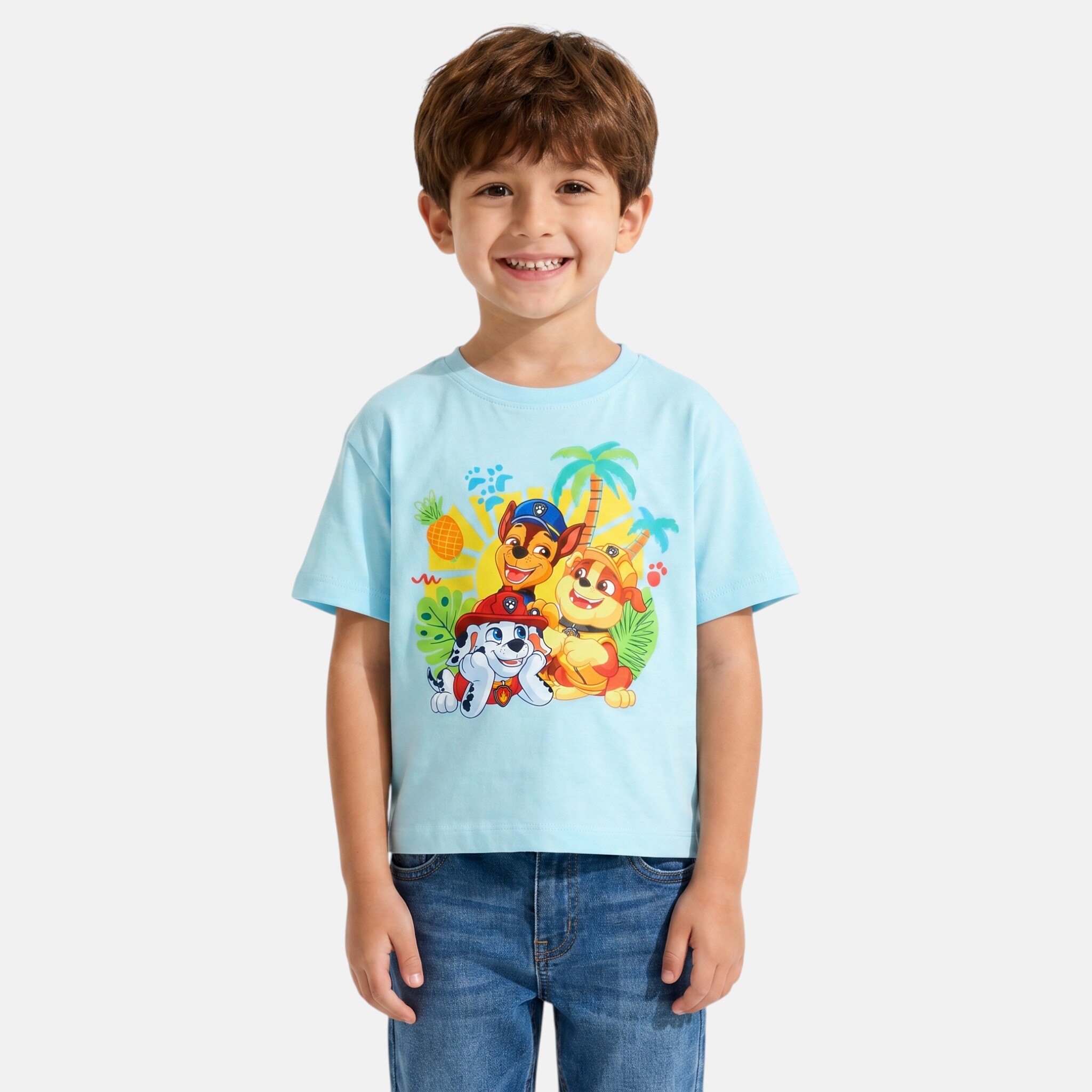 Mayorista Paw Patrol - Camiseta de manga corta Paw Patrol para niño