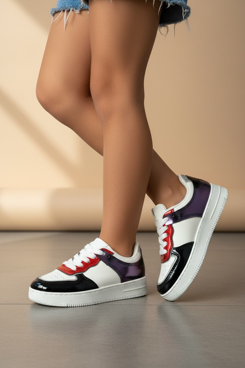 Grossiste POTI PATI KIDS - Baskets enfant multicolore du 30 au 35