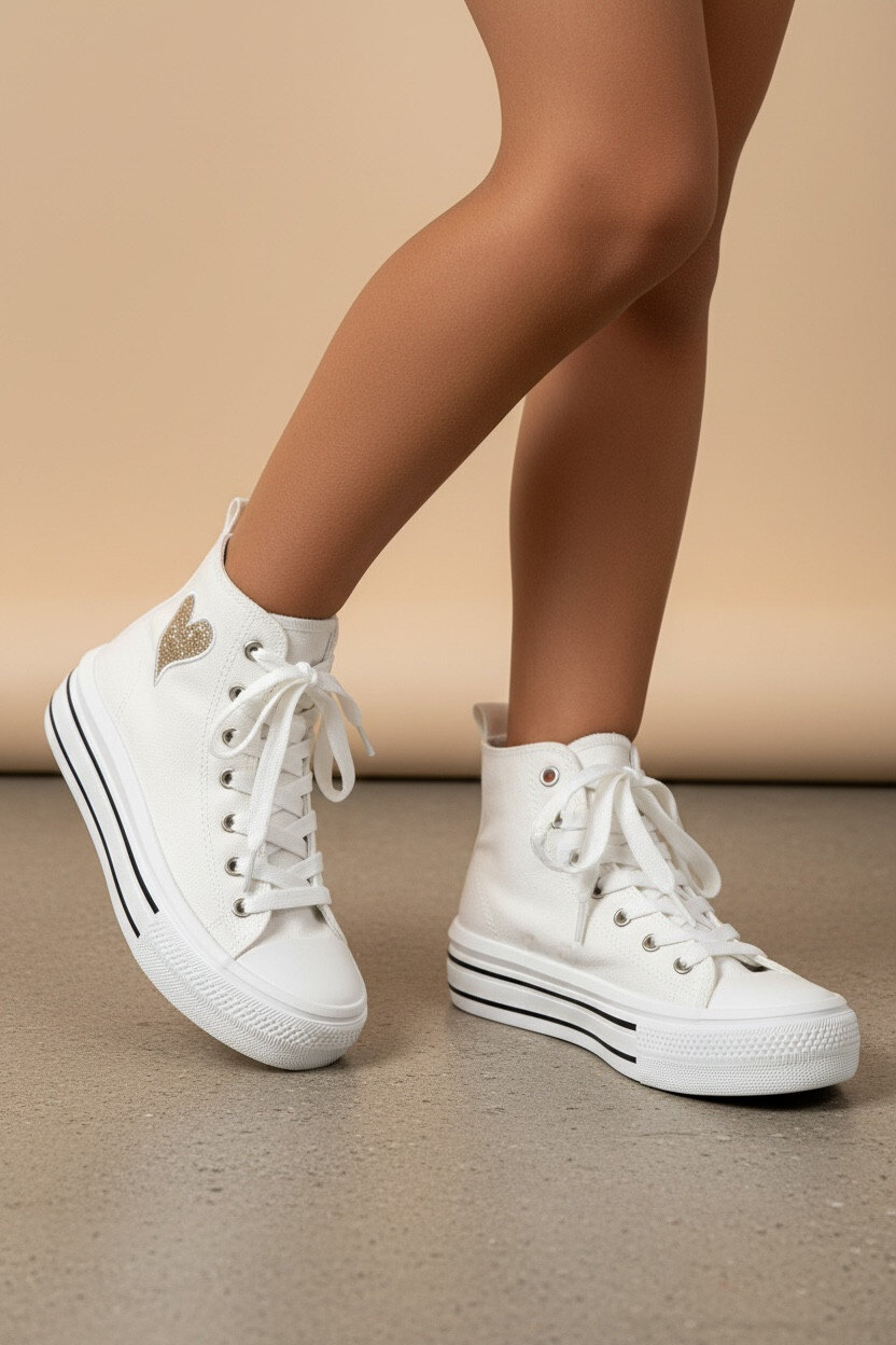 Mayorista POTI PATI KIDS - KID686LNN  Zapatillas infantiles de lona con cordones