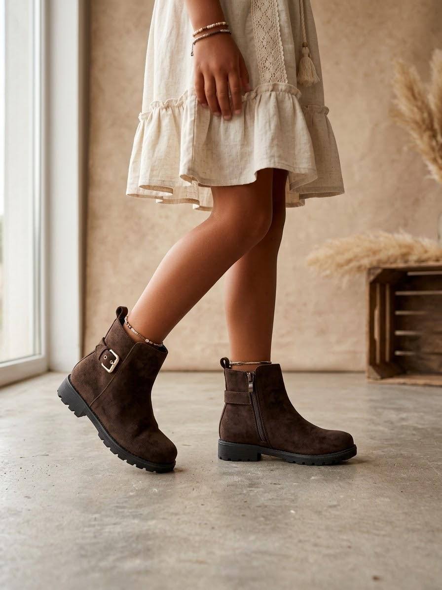 Grossiste POTI PATI KIDS - Bottines enfant en suédine du 25 au 30