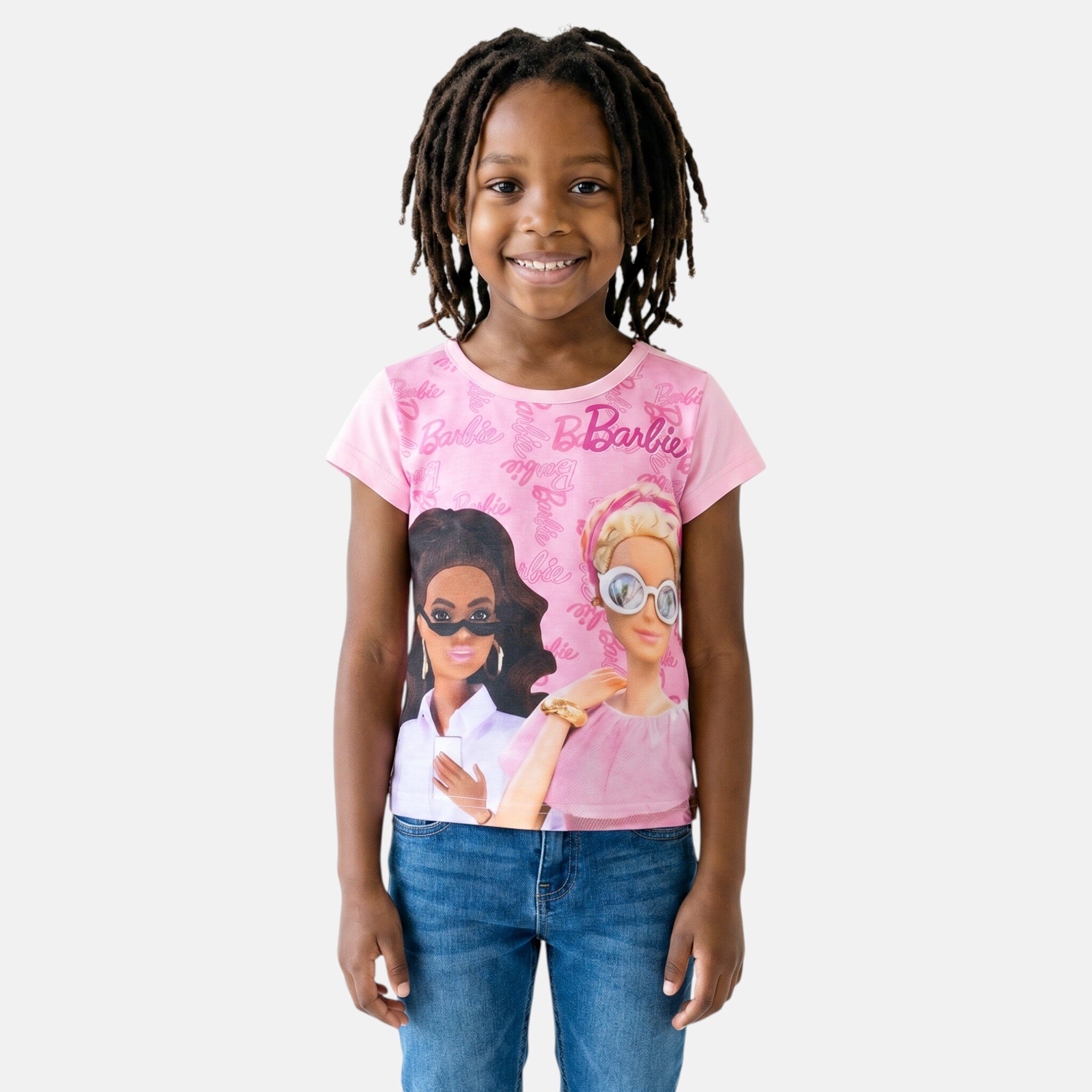 Grossiste Princesse (Kids) - T-shirt manches courtes Barbie Fille